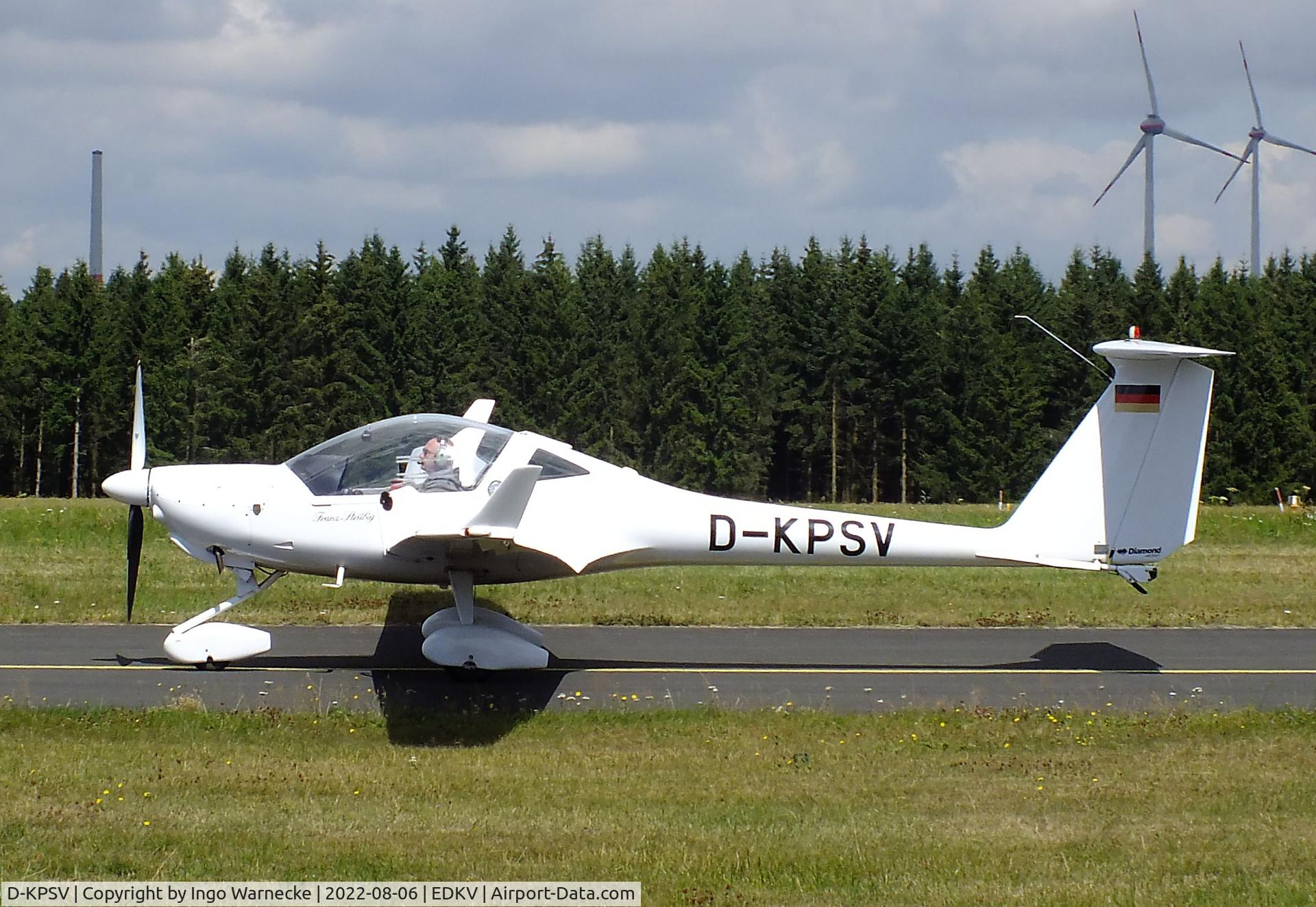 D-KPSV, Diamond HK-36TTC Super Dimona C/N 36820, Diamond HK-36 TTC Super Dimona at the Dahlemer-Binz airfield