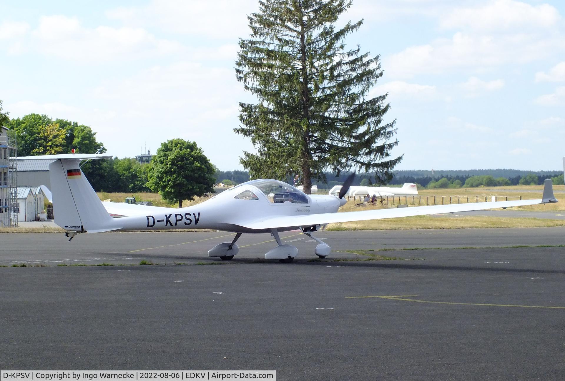 D-KPSV, Diamond HK-36TTC Super Dimona C/N 36820, Diamond HK-36 TTC Super Dimona at the Dahlemer-Binz airfield