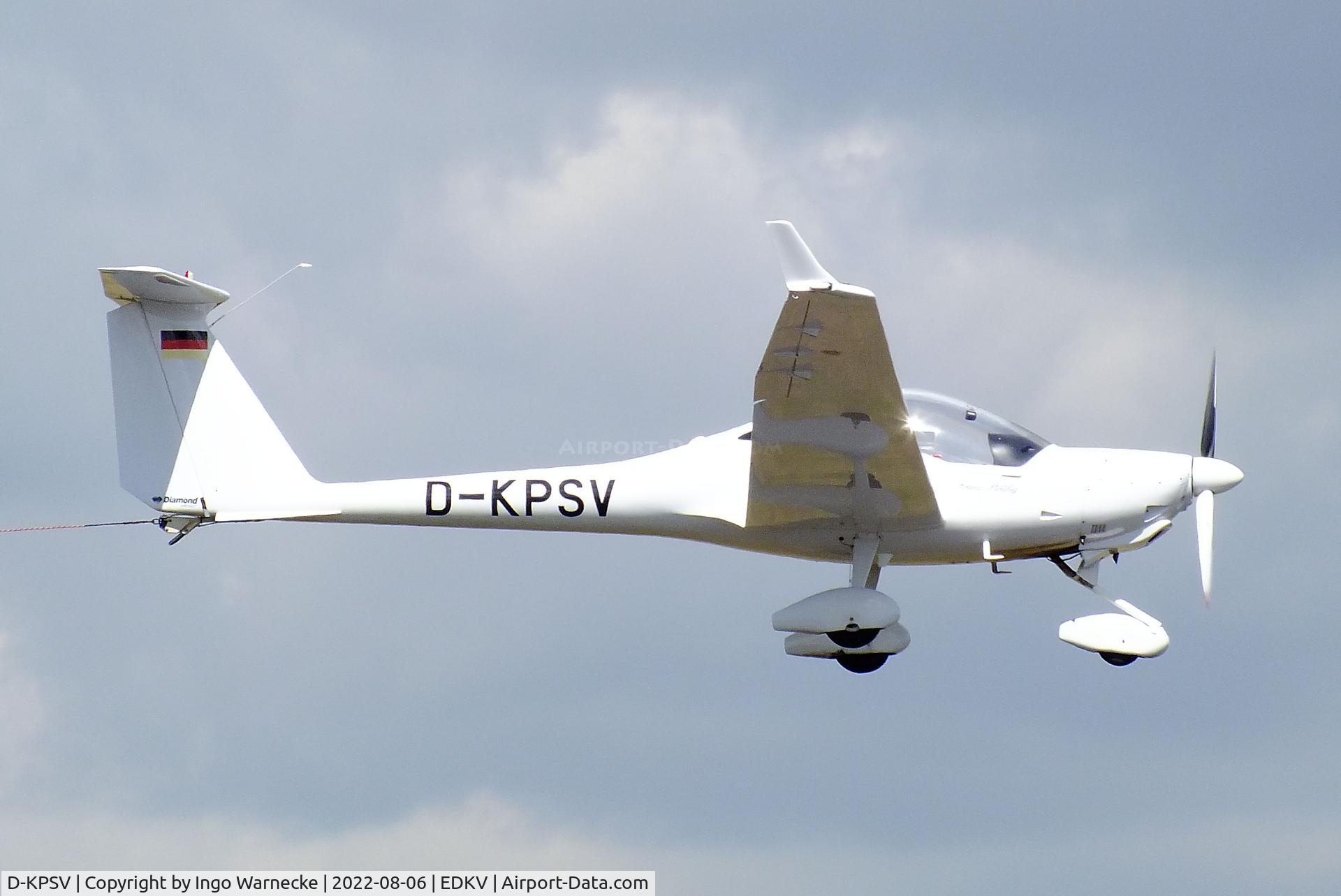 D-KPSV, Diamond HK-36TTC Super Dimona C/N 36820, Diamond HK-36 TTC Super Dimona at the Dahlemer-Binz airfield