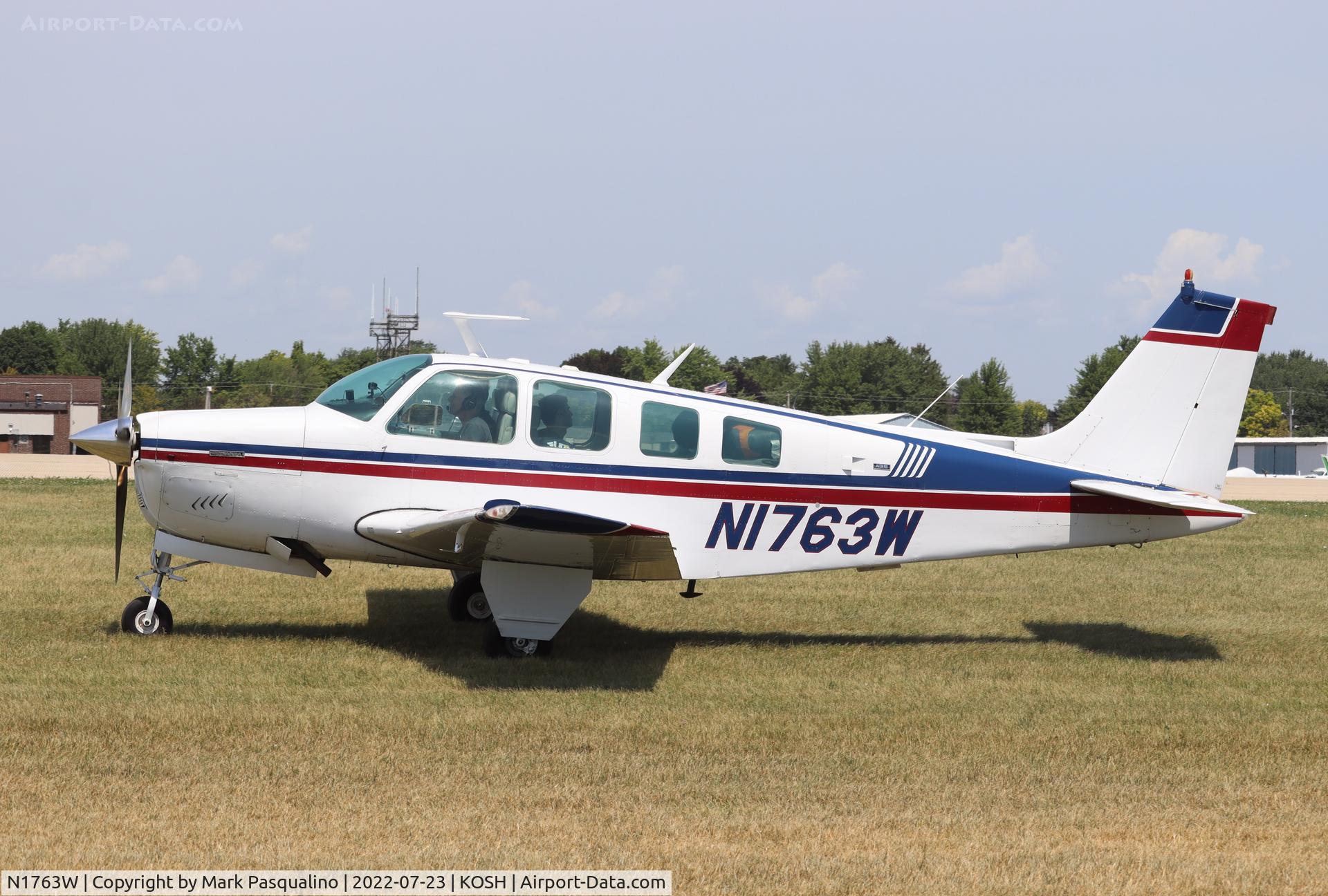 N1763W, 1973 Beech A36 Bonanza 36 C/N E-406, Beech A36