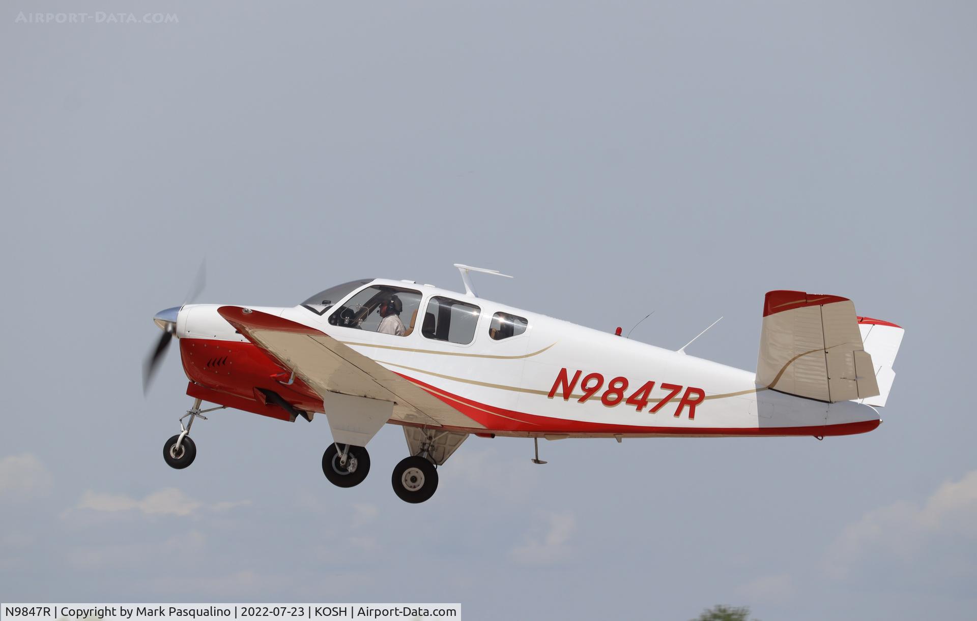 N9847R, 1960 Beech M35 Bonanza C/N D-6380, Beech M35