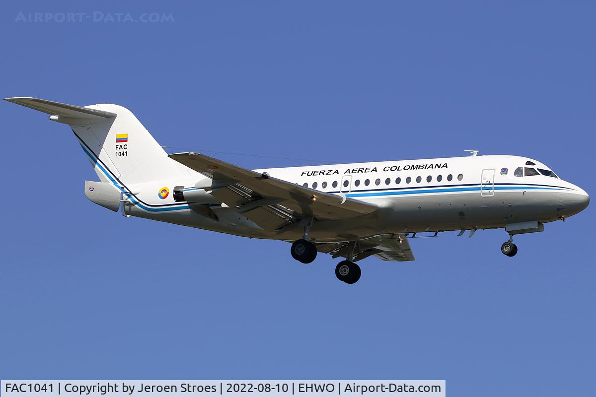 FAC1041, 1980 Fokker F.28-3000 Fellowship C/N 11162, ehwo  returning from testflight