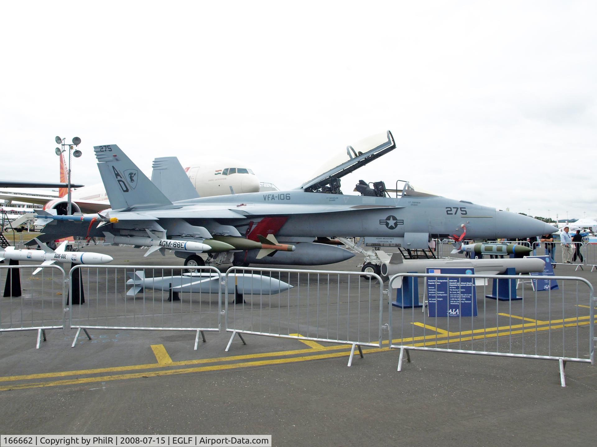 166662, Boeing F/A-18F Super Hornet C/N F140, US Navy 166662 Boeing F/A-18F Super Hornet FIA