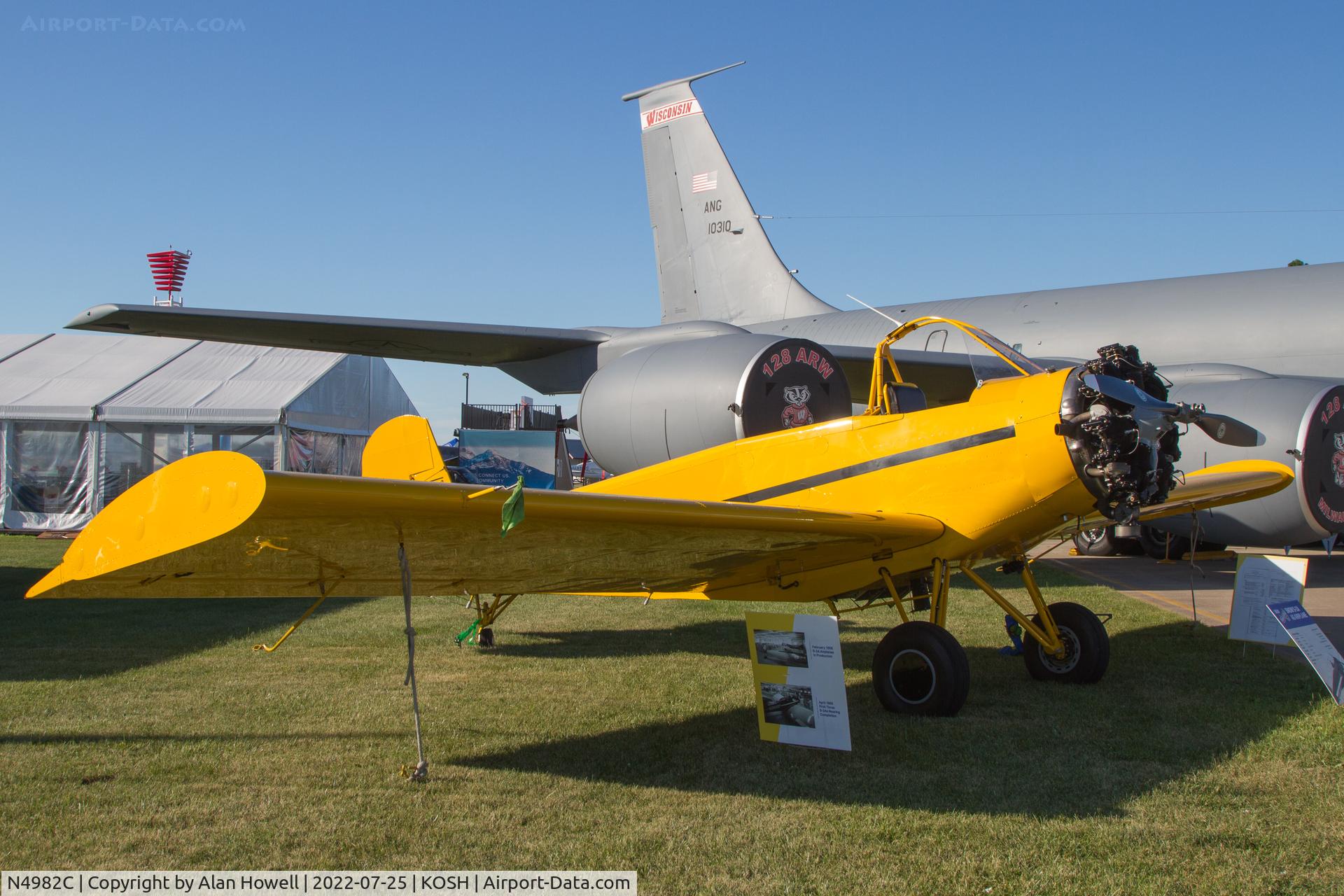 N4982C, 1959 Snow S2A C/N 1025, At AirVenture 2022