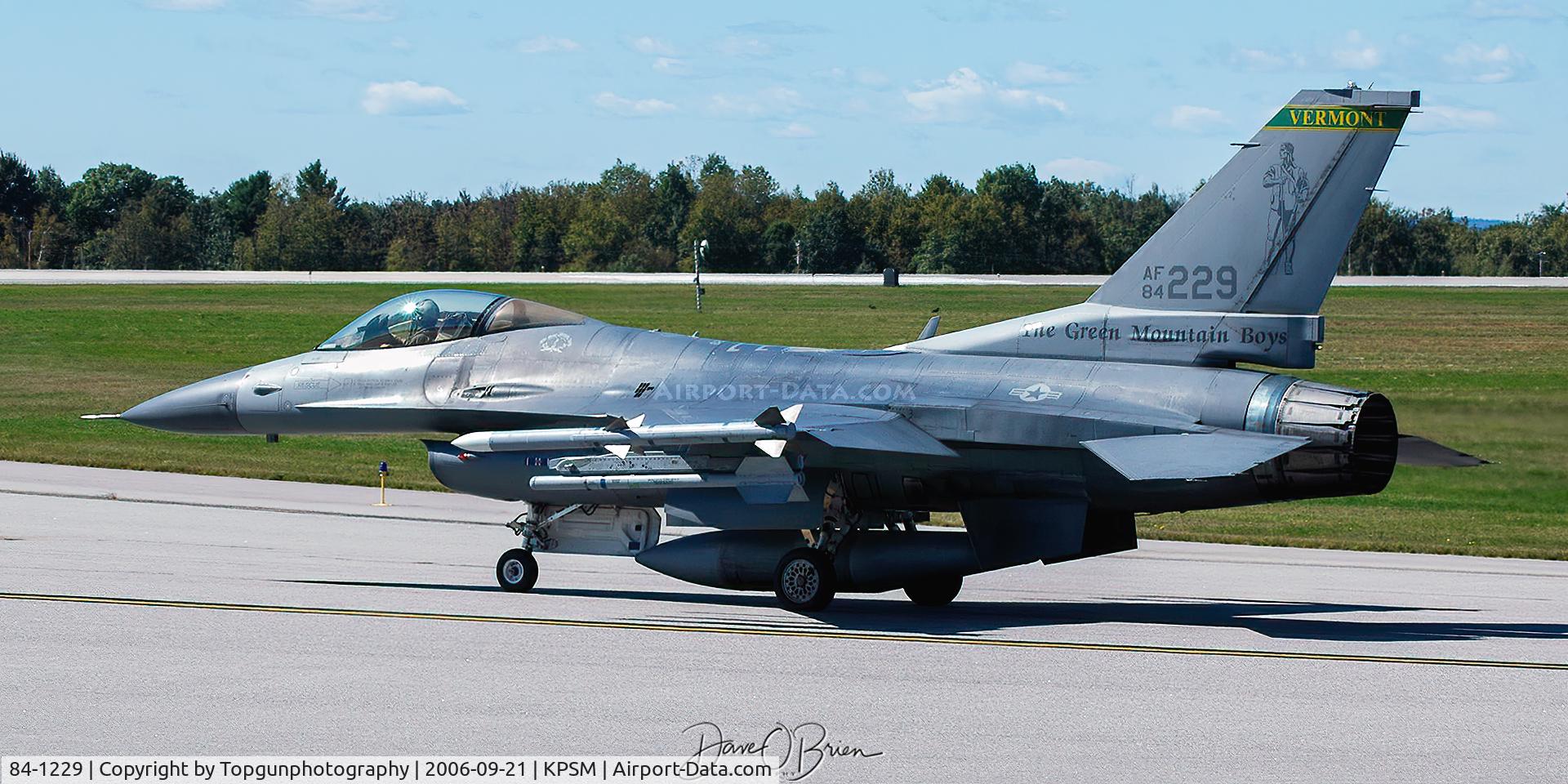 84-1229, 1985 General Dynamics F-16C Fighting Falcon C/N 5C-66, MAPLE31