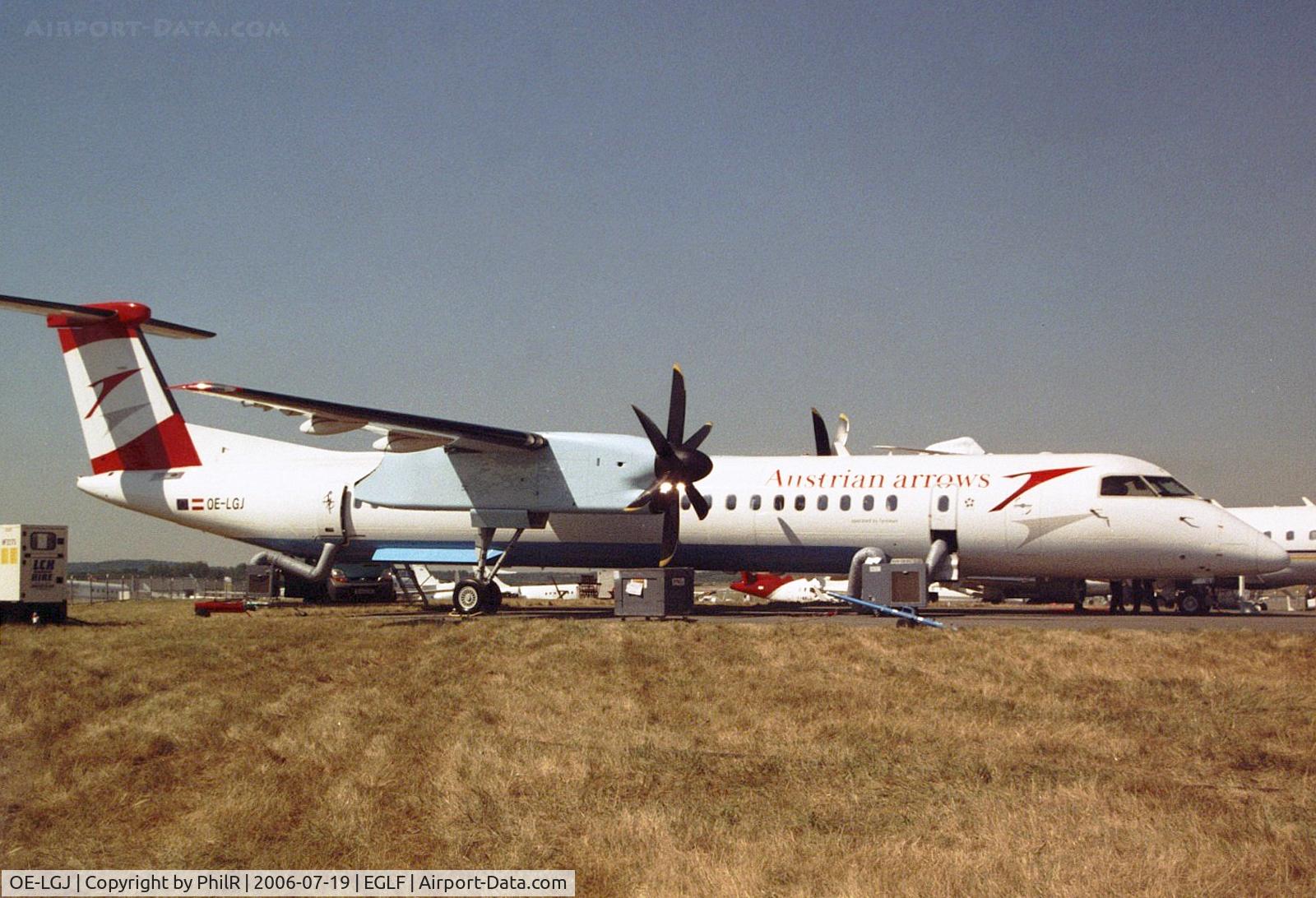 OE-LGJ, 2005 De Havilland Canada DHC-8-402Q Dash 8 C/N 4104, 2005 Austrian Arrows Bombardier-8-400 OE-LGJ FIA