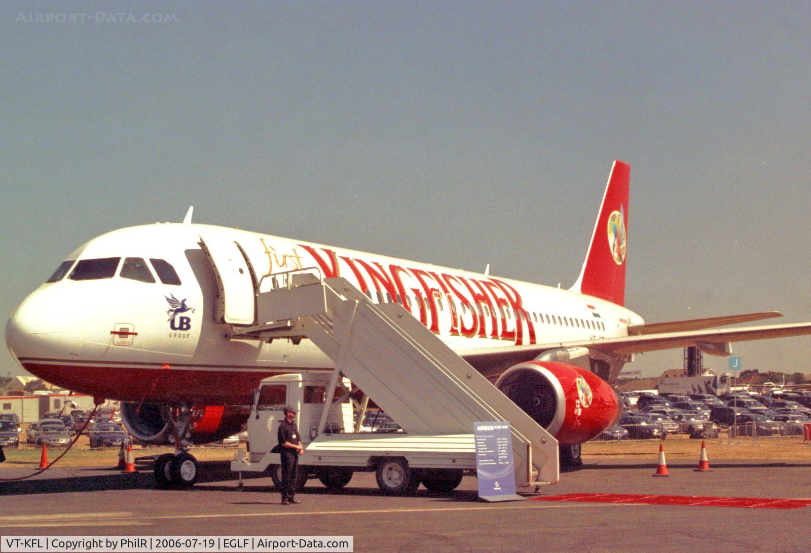 VT-KFL, 2006 Airbus A320-232 C/N 2817, Kingfisher 2006 A320-200 VT-KFL FIA