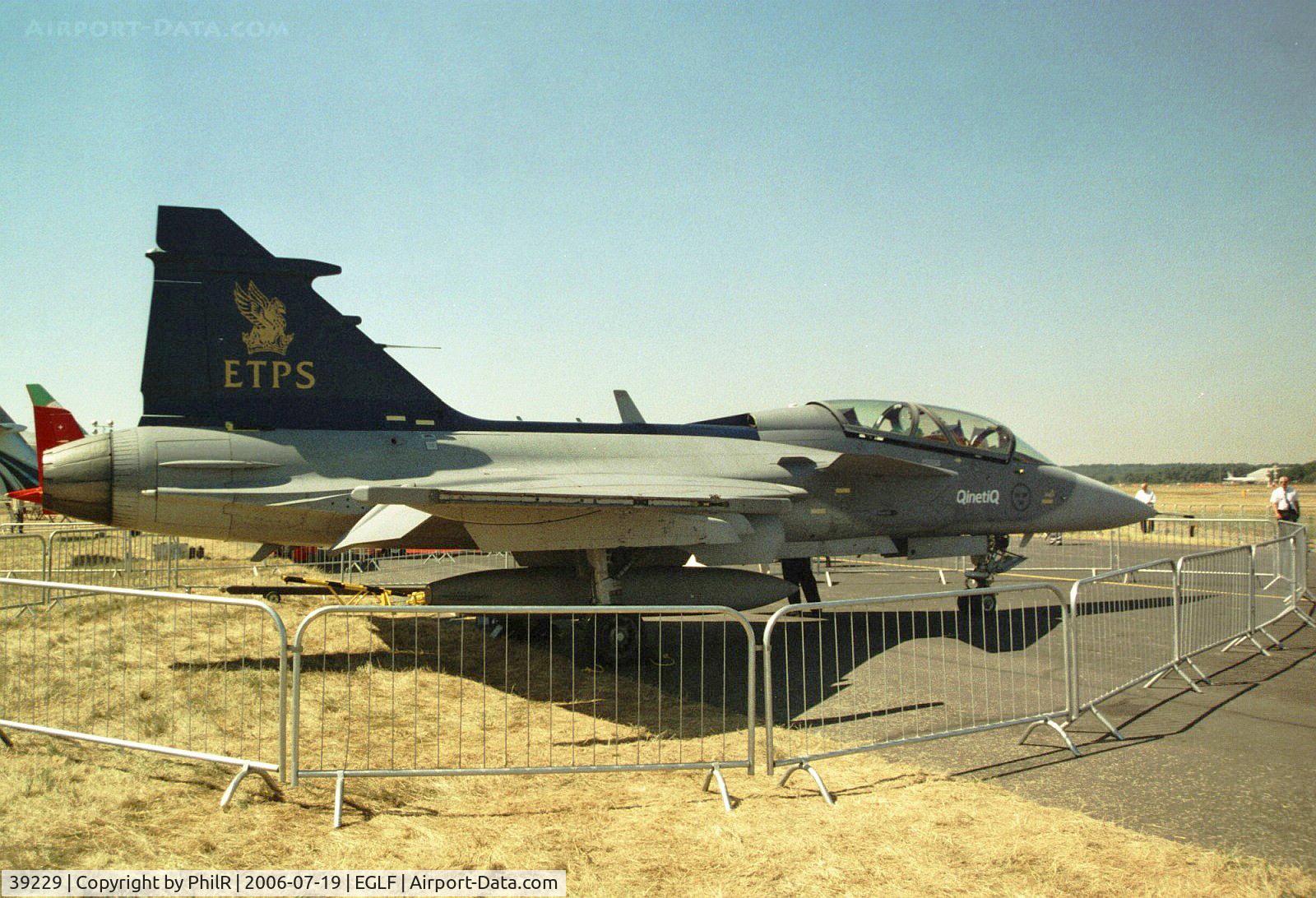 39229, Saab JAS-39C Gripen C/N 39229, Swedish Air Force-ETPS Saab JAS-39C Gripen 39229 FIA