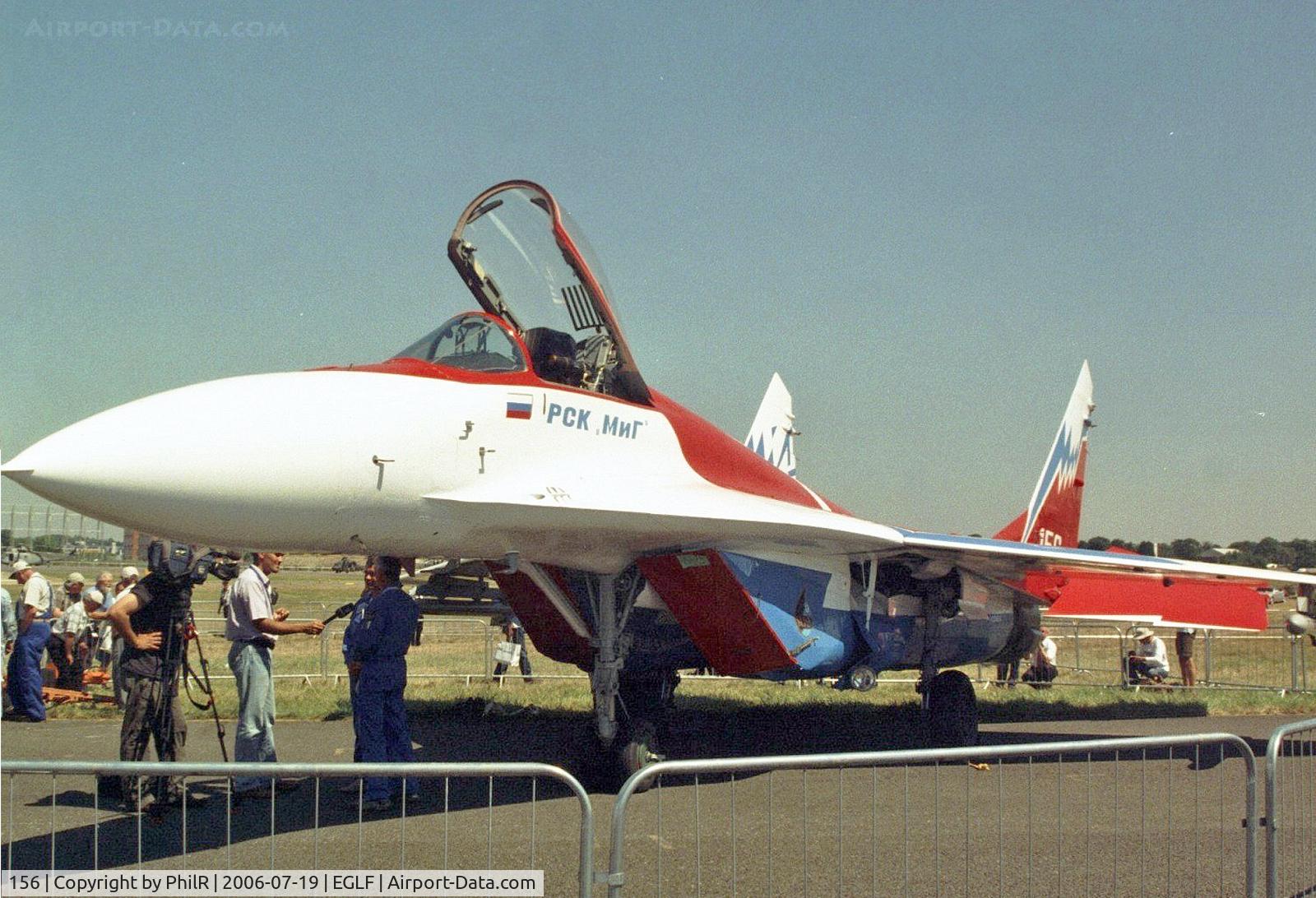 156, Mikoyan-Gurevich MiG-29M OVT C/N 29609055561, Russian Air Force Mig 29M (OVT) 151 FIA