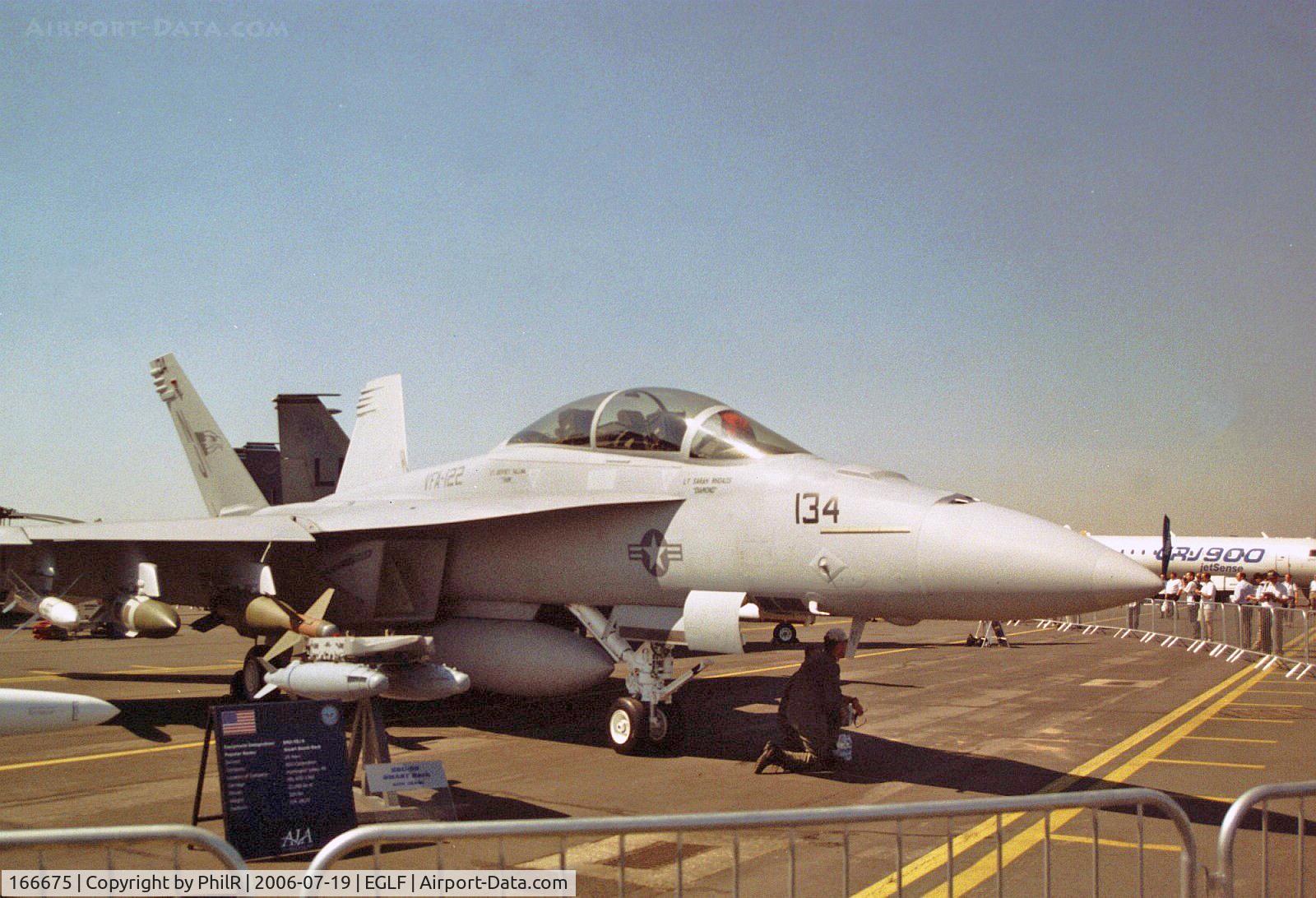 166675, Boeing F/A-18F Super Hornet C/N F153, USN Boeing F/A-18F Super Hornet 166675