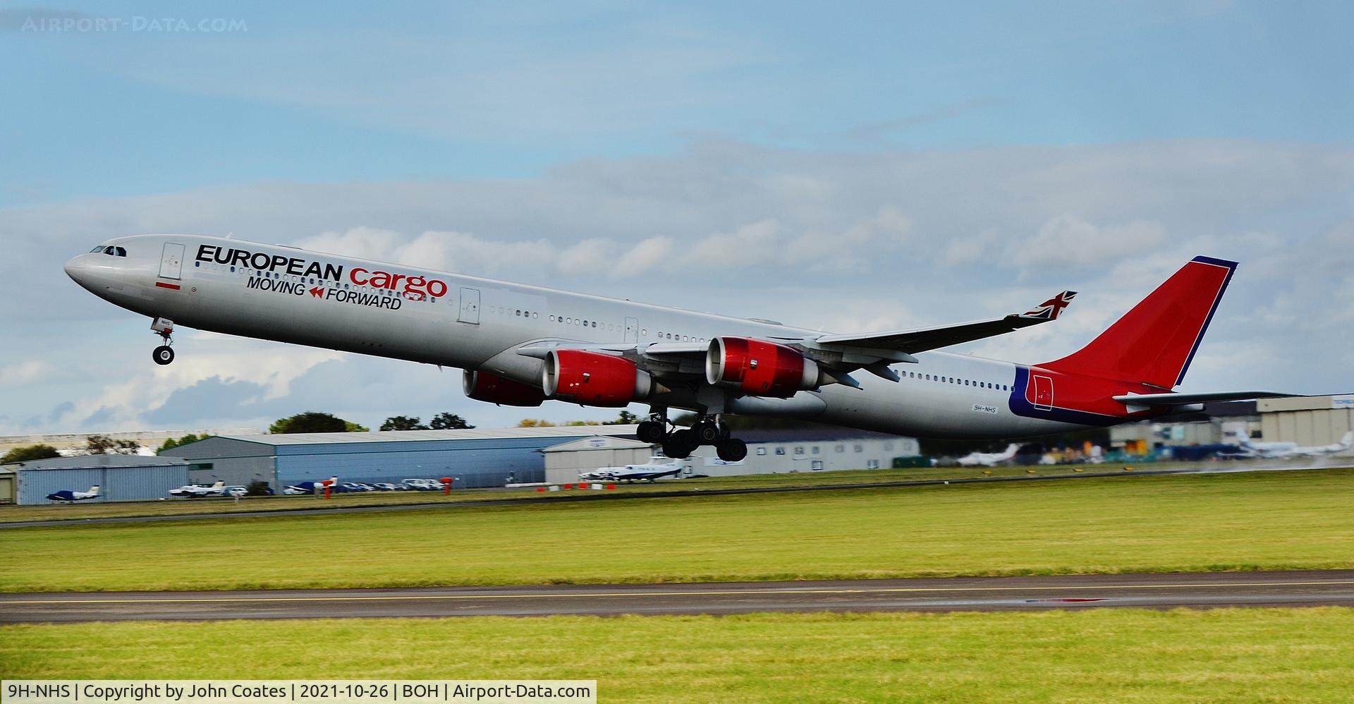 9H-NHS, 2006 Airbus A340-642 C/N 736, Departing from 26