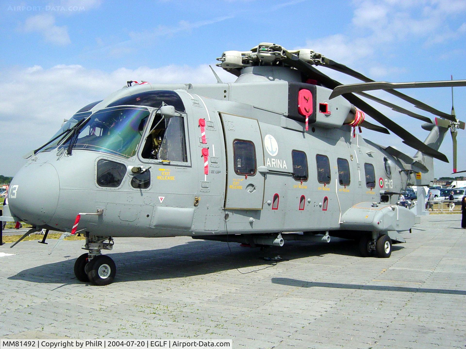 MM81492, AgustaWestland EH-101 Mk410 C/N 50108/410001, Agusta Westland EH101 Merlin Italian Navy	EH101-ASW Mk 410 FIA