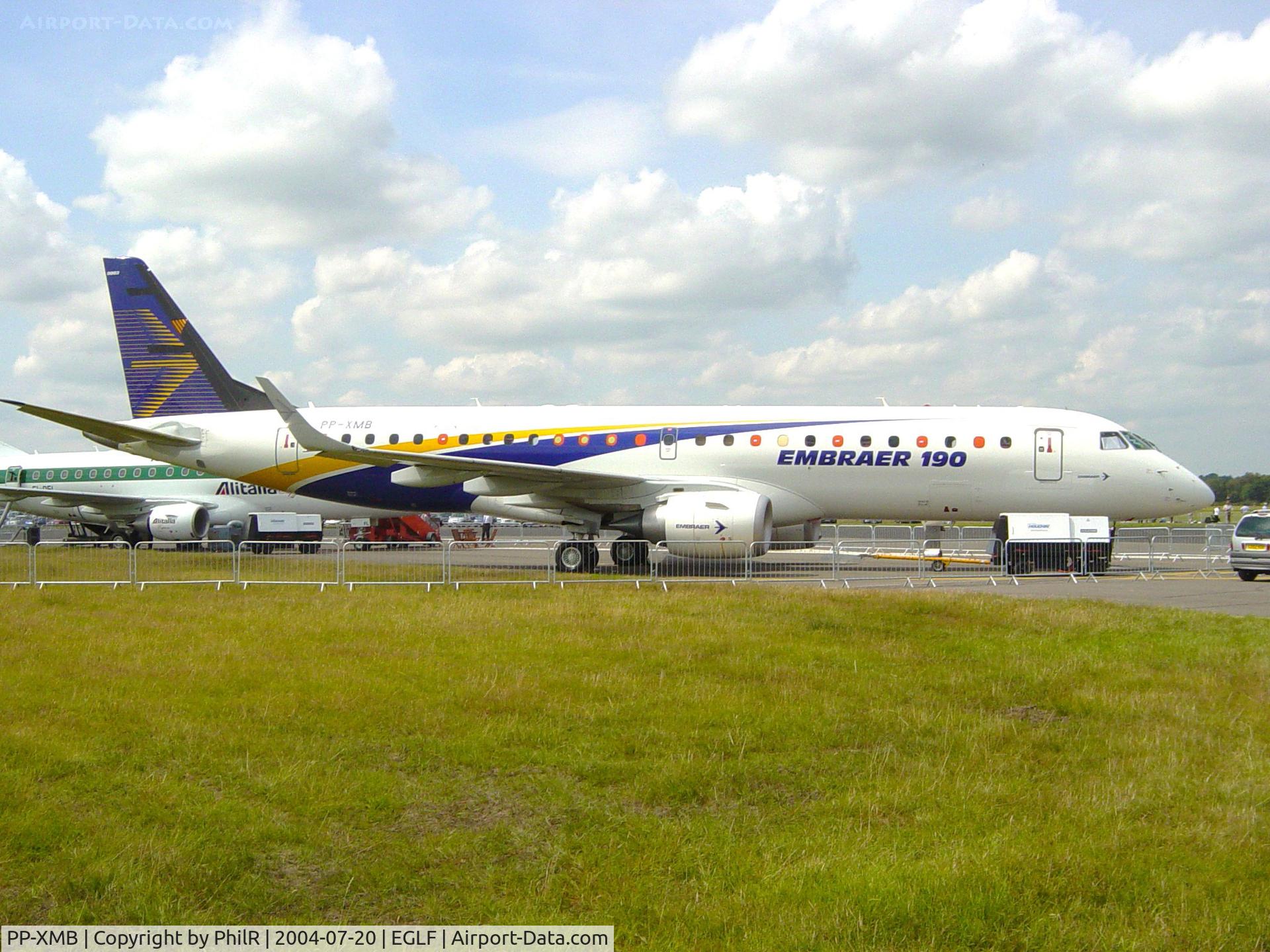 PP-XMB, 2008 Embraer 190AR (ERJ-190-100IGW) C/N 19000002, 2008 Embraer 190AR  FIA
