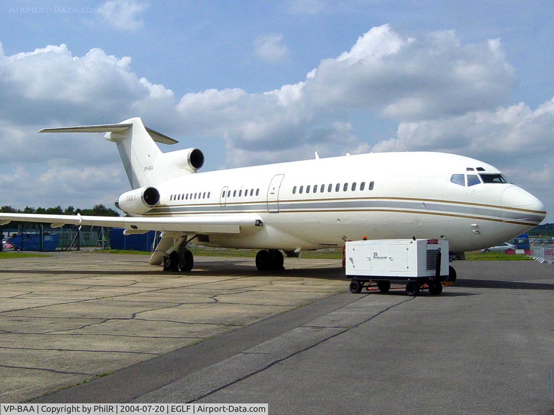 VP-BAA, 1966 Boeing 727-51 C/N 19123, Executive 1966 Boeing 727-100 VP-BAA FIA