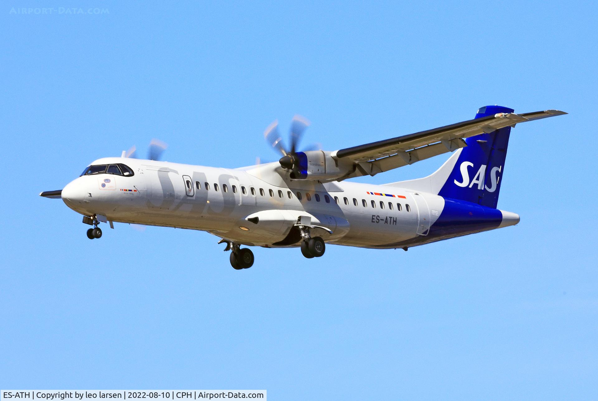 ES-ATH, 2012 ATR 72-600 (72-212A) C/N 1064, Copenhagen 10.8.2022