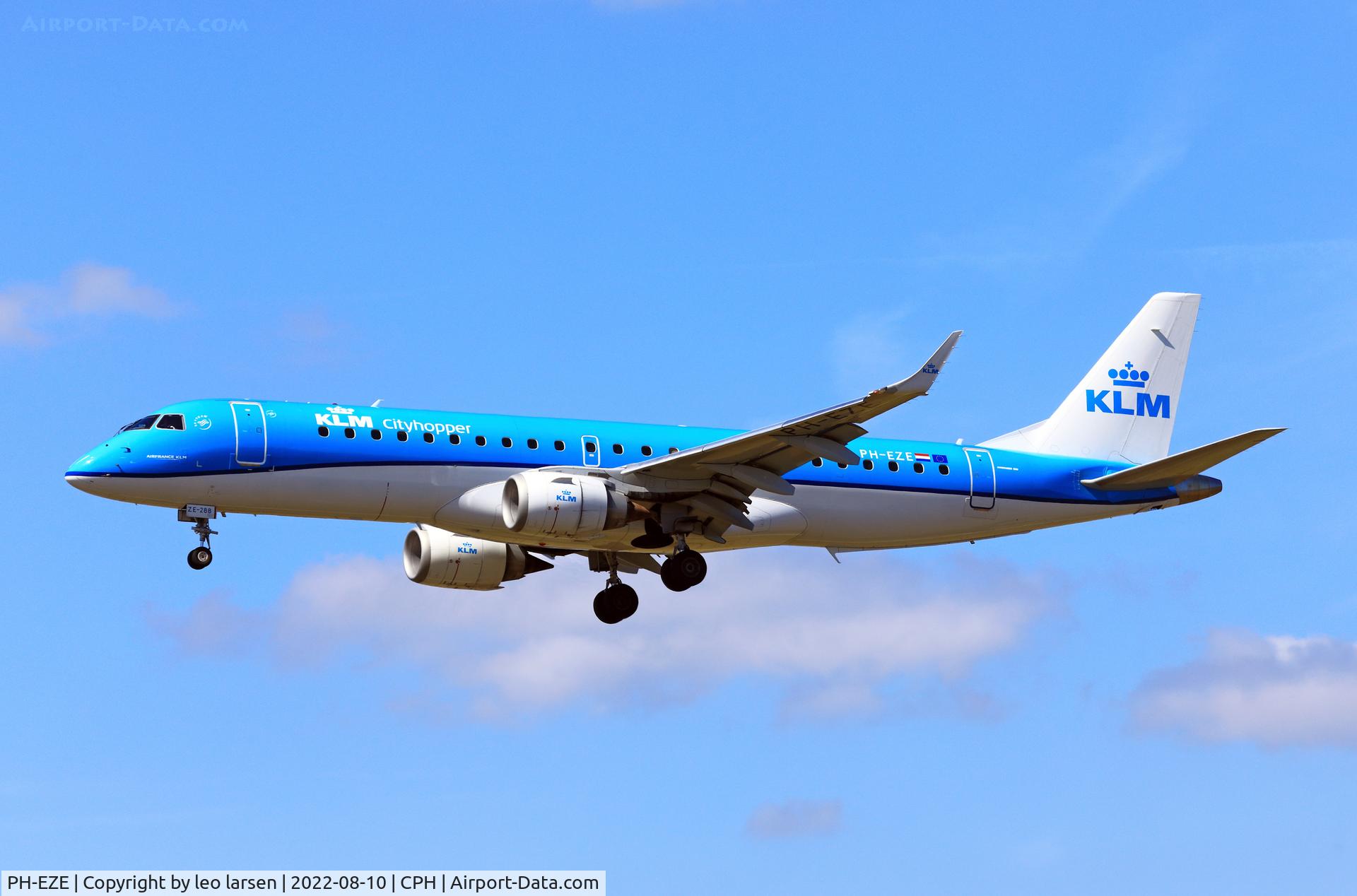 PH-EZE, 2009 Embraer 190LR (ERJ-190-100LR) C/N 19000288, Copenhagen 10.8.2022