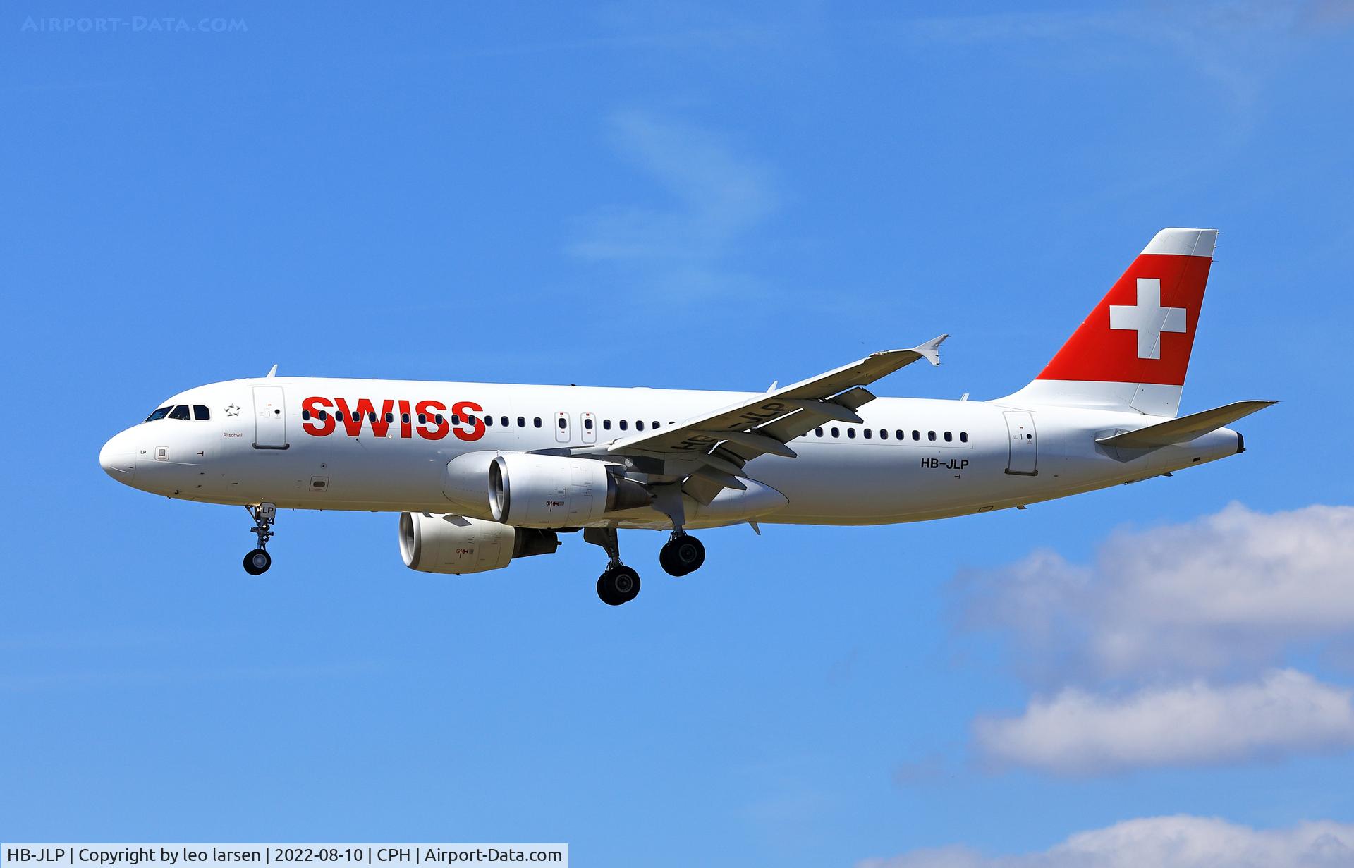 HB-JLP, 2011 Airbus A320-214 C/N 4618, Copenhagen 10.8.2022