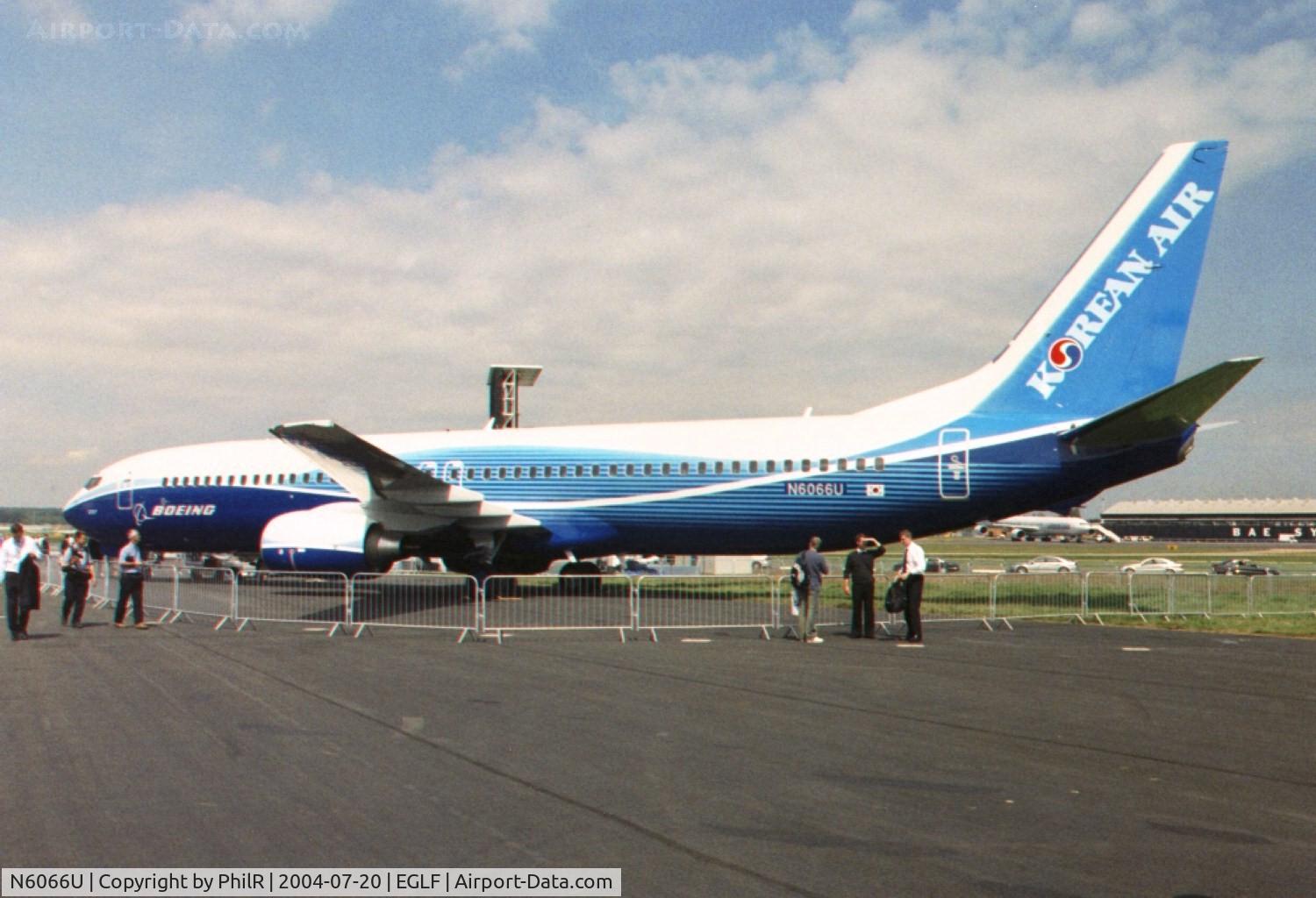N6066U, 2003 Boeing 737-8AS C/N 33551, Korean Airlines 2003 Boeing 737-800 N6066U FIA
