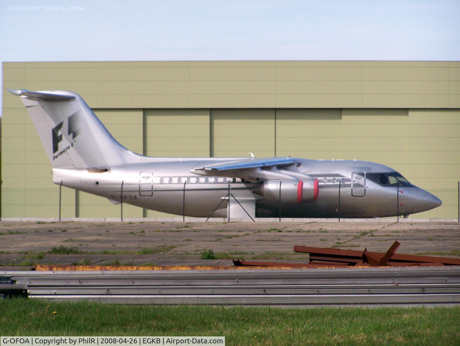 G-OFOA, 1983 British Aerospace BAe.146-100 C/N E1006, 1983 BAe 146-100 F1 Management Ltd Biggin Hill