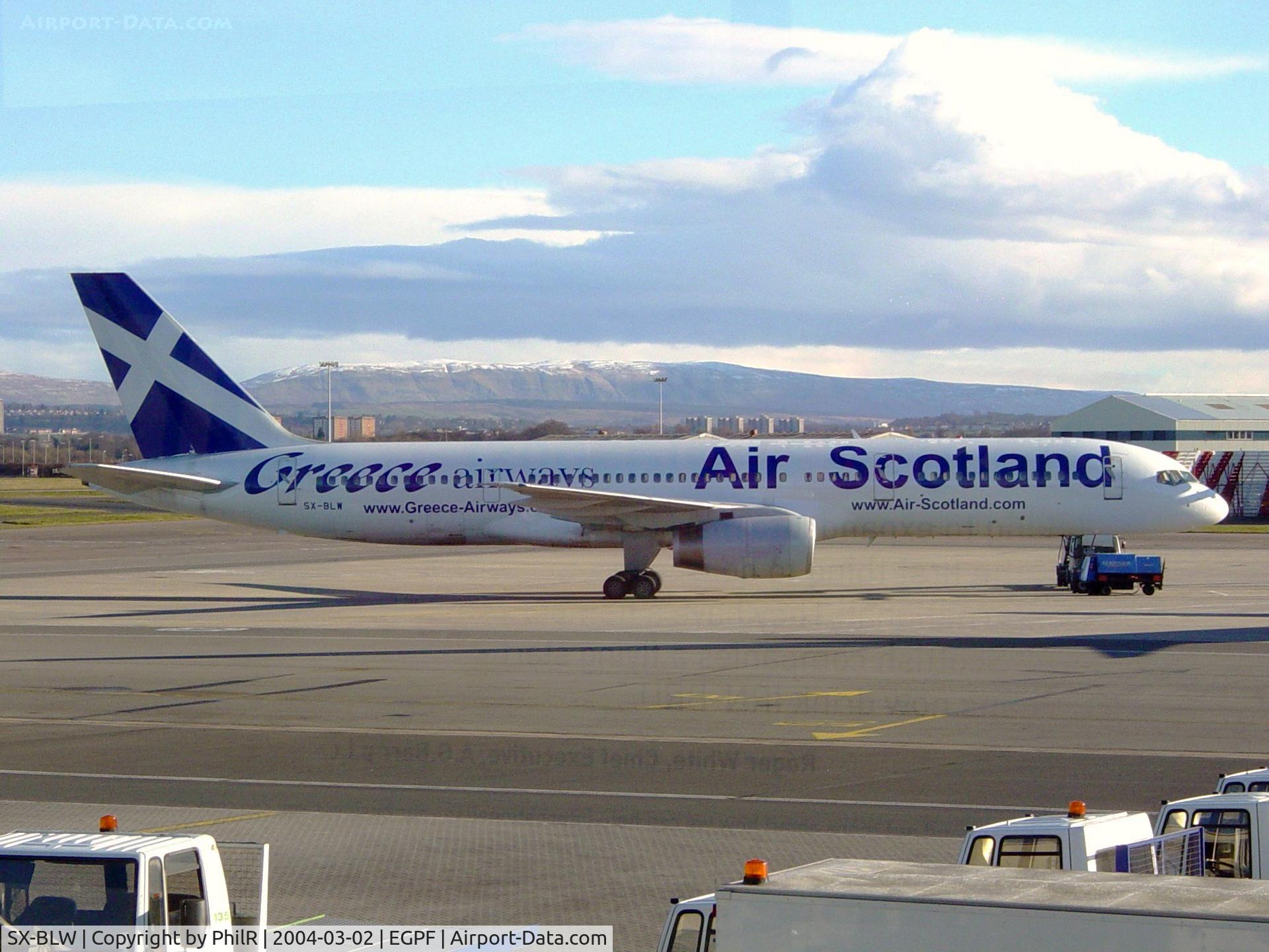 SX-BLW, 1989 Boeing 757-236 C/N 24397, Air Scotland 1989 Boeing 757-200 SX-BLW GLA