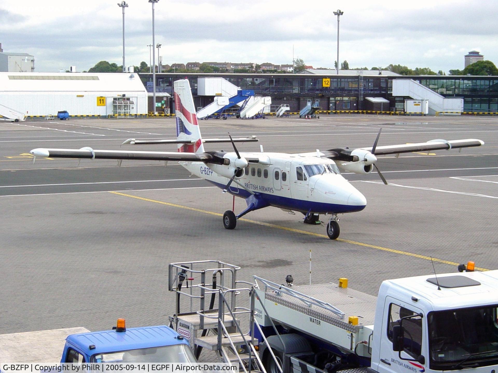 G-BZFP, 1980 De Havilland Canada DHC-6-310 Twin Otter C/N 696, British Airways 1980 DHC-6-300 Twin Otter G-BZFP GLA