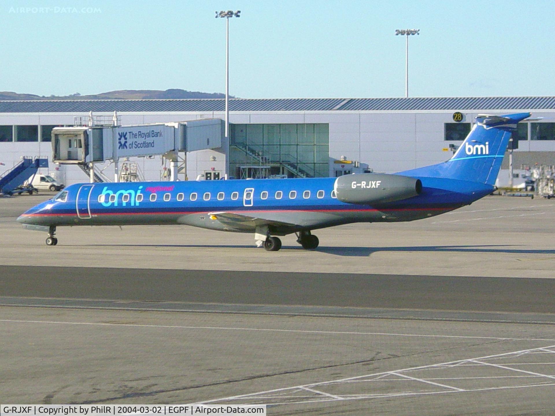 G-RJXF, 2000 Embraer EMB-145EP (ERJ-145EP) C/N 145280, bmi Regional 2000 Embraer 145EP G-RJXF GLA