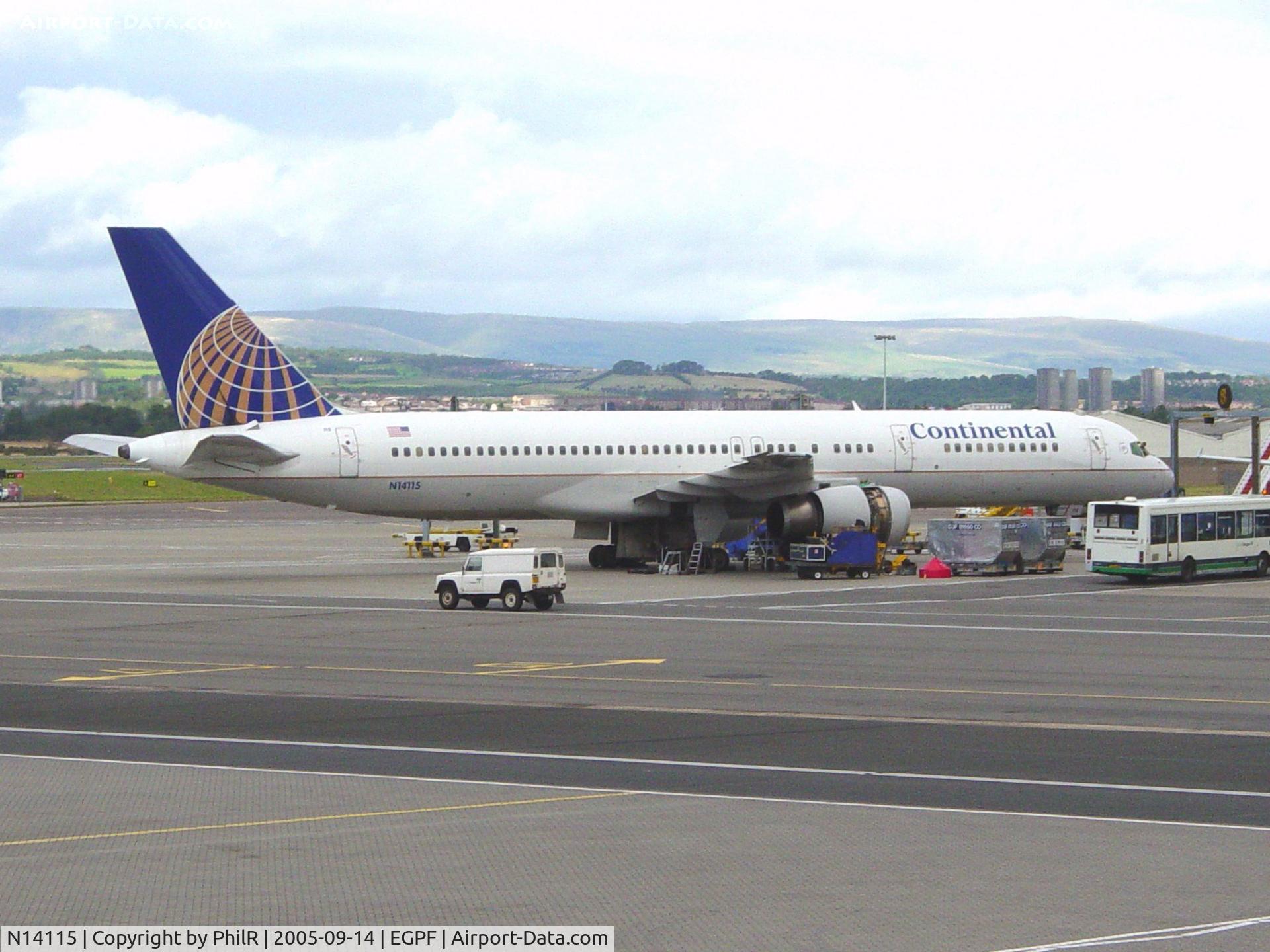 N14115, 1995 Boeing 757-224 C/N 27557, Continental B757-200 N14115 GLA