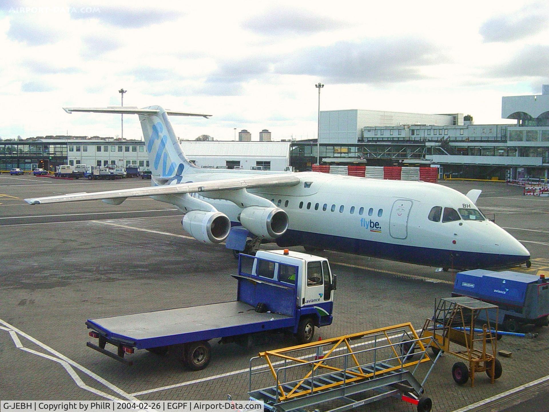 G-JEBH, 1991 British Aerospace BAe.146-300 C/N E3205, Flybe 1991 BAe 146-300 G-JEBH GLA