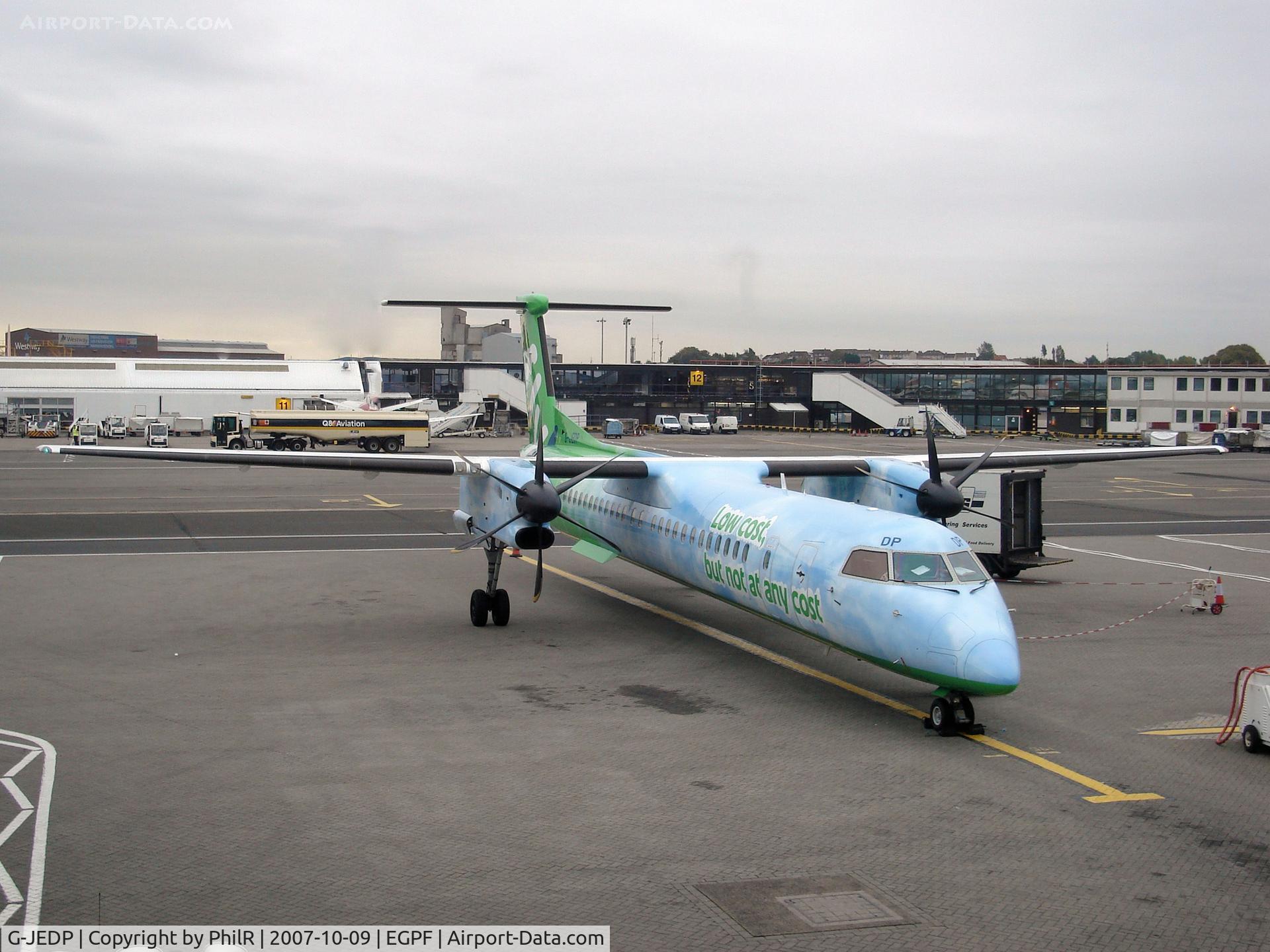 G-JEDP, 2003 De Havilland Canada DHC-8-402Q Dash 8 C/N 4085, Flybe 2003 Bombardier Dash 8-400 G-JEDP GLA
