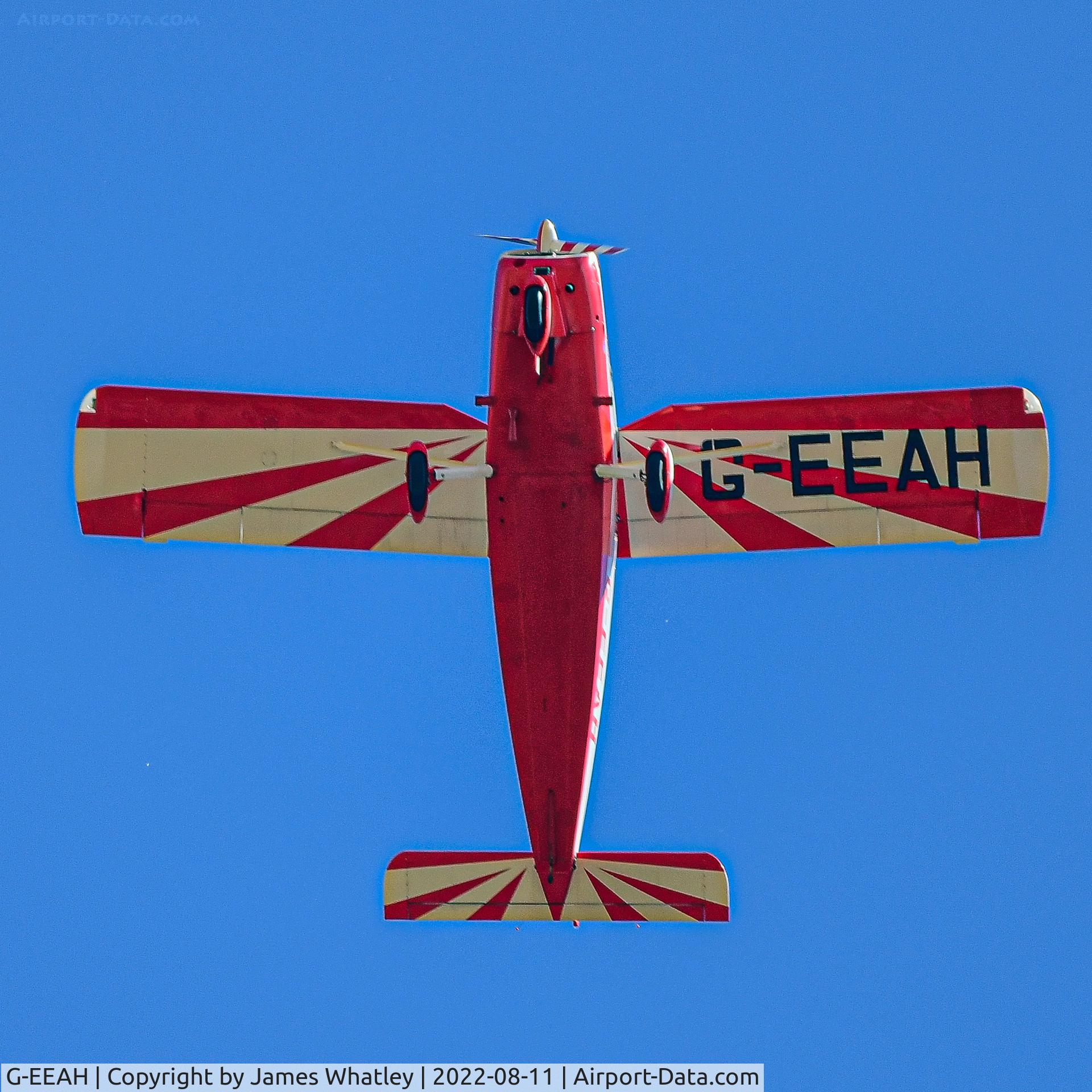 G-EEAH, 1967 Bolkow Bo-208C Junior C/N 658, Seen above Berwick St James