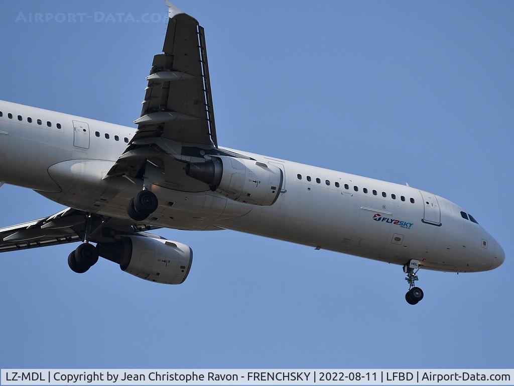 LZ-MDL, 2001 Airbus A321-211 C/N 1503, Heraklion (HER)	Bordeaux (BOD)	A3418