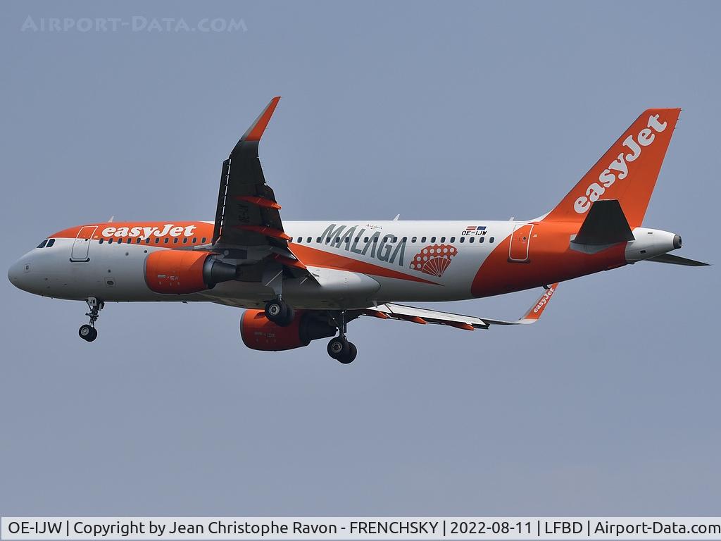 OE-IJW, 2017 Airbus A320-214 C/N 7580, (Malaga Livery) Catania (CTA)	Bordeaux (BOD)	U21774