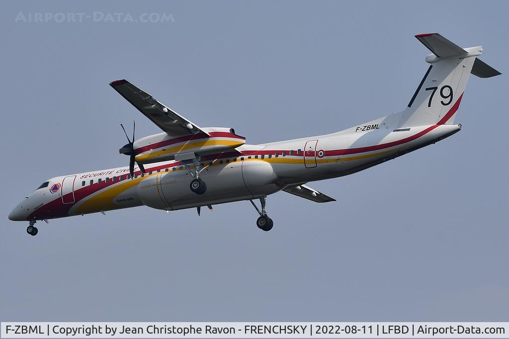 F-ZBML, 2021 De Havilland Canada DHC-8-402/MR Dash 8 C/N 4631, MILAN 79