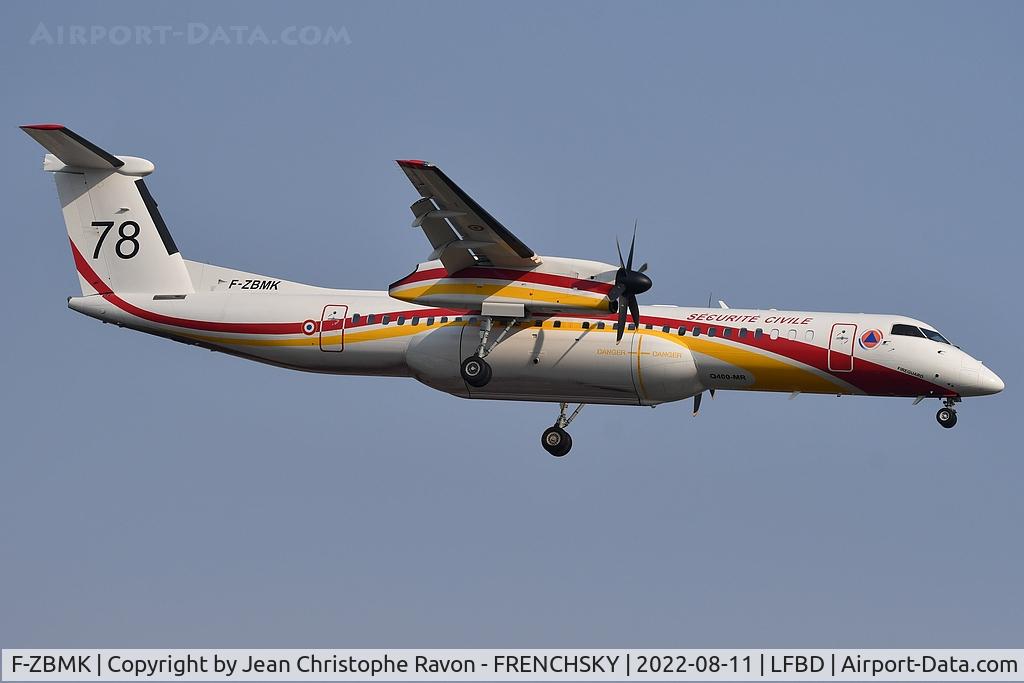 F-ZBMK, 2020 De Havilland Canada DHC-8-402/MR Dash 8 C/N 4623, MILAN 78