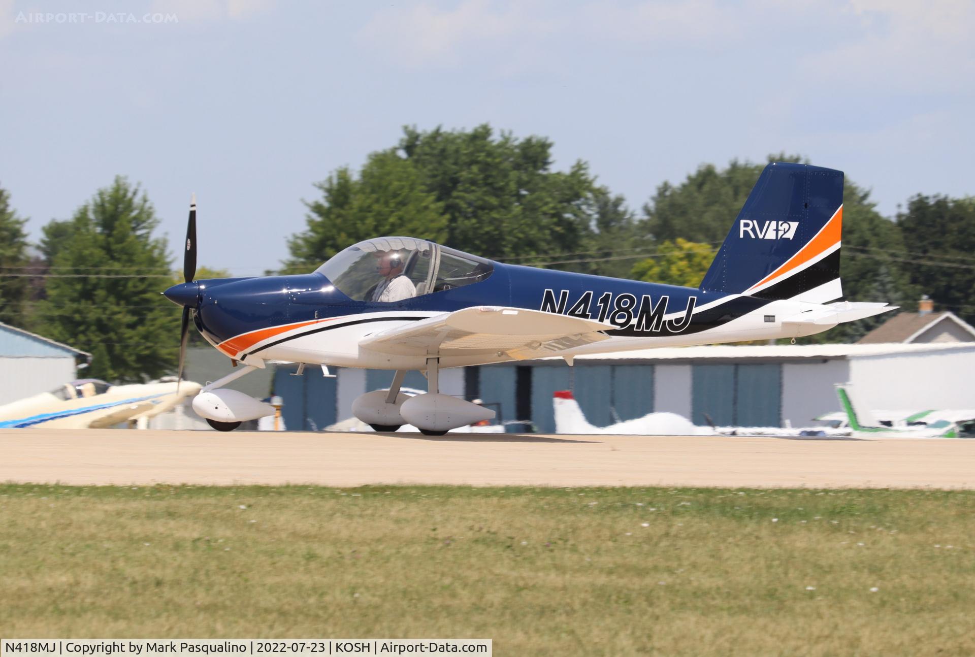 N418MJ, 2018 Vans RV-12 C/N 120812, Vans RV-12