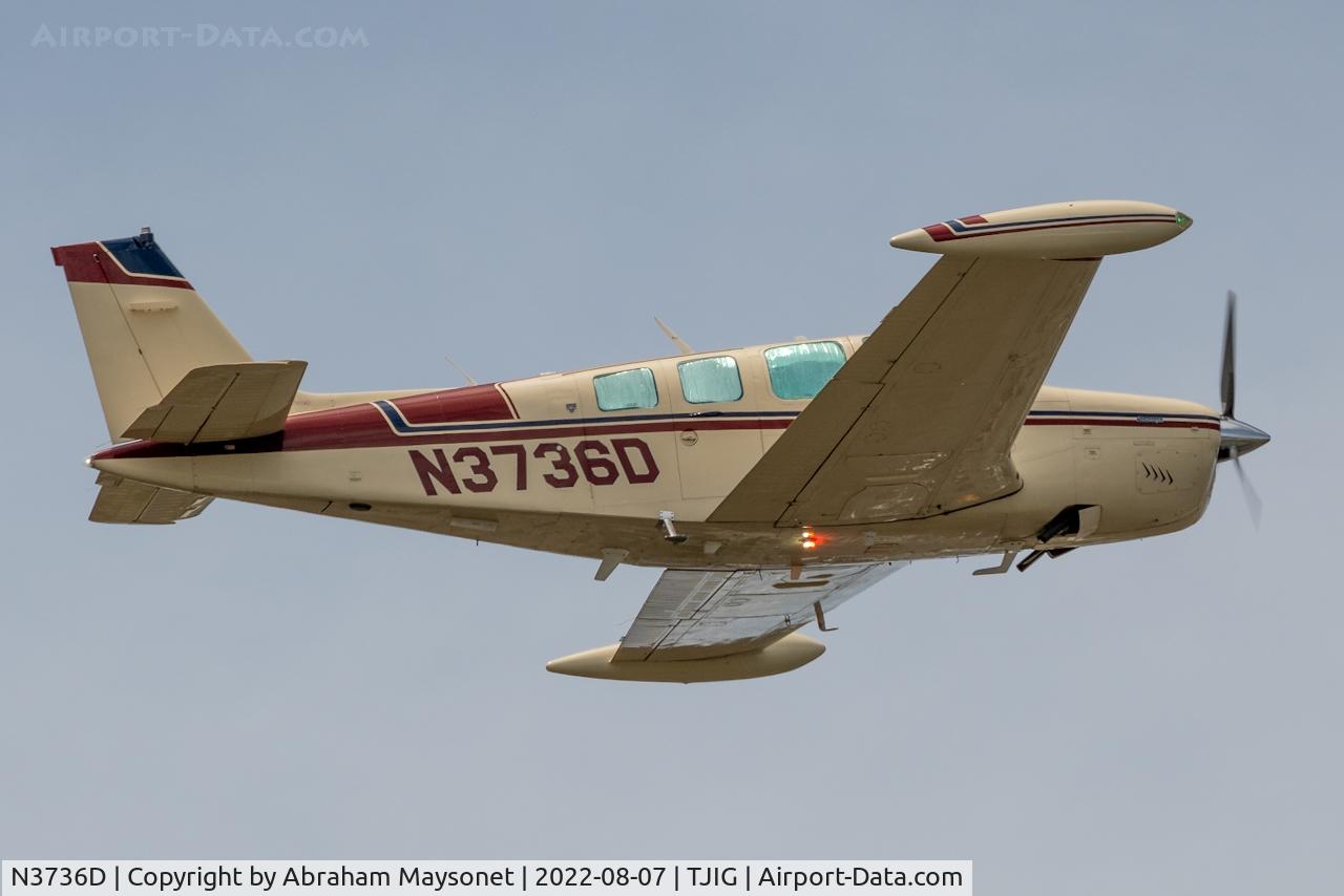 N3736D, 1980 Beech A36 Bonanza 36 C/N E-1766, New on data base