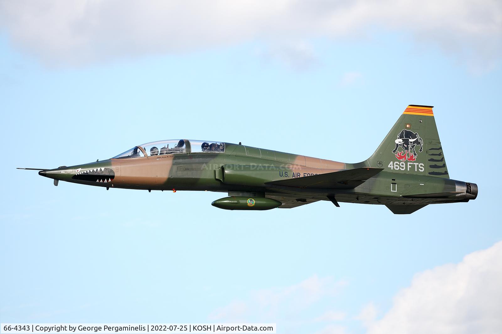 66-4343, 1966 Northrop T-38C Talon C/N N.5920, Oshkosh 2022.