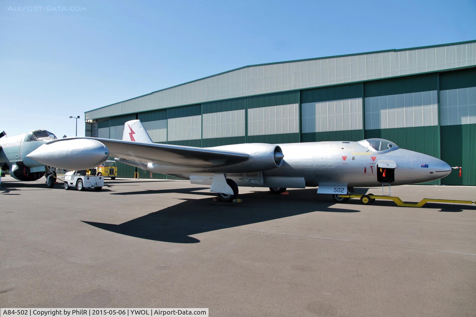 A84-502, 1956 English Electric Canberra T.4 C/N 71469, A84-502 (WT392) 1956 EE Canberra T4 RAAF HARS Illawarra