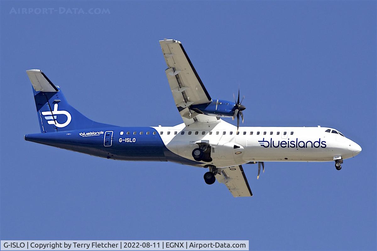 G-ISLO, 2008 ATR 72-212A C/N 778, At East Midlands Airport