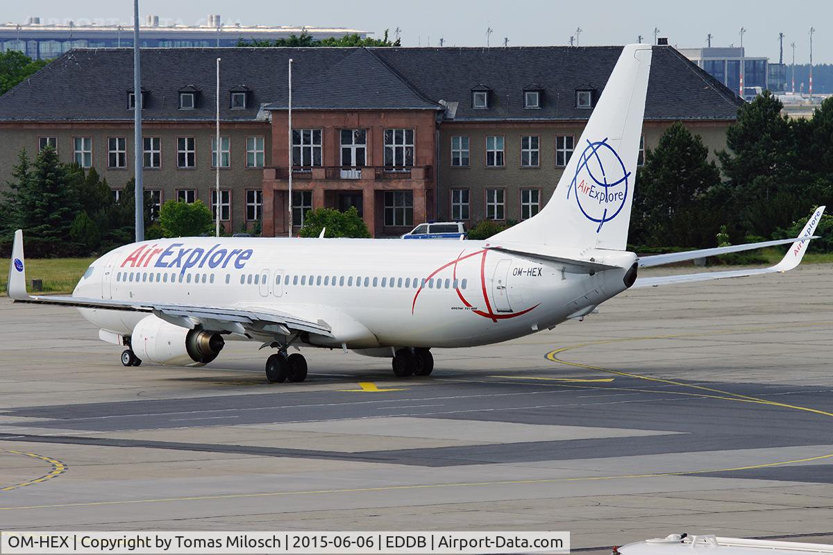 OM-HEX, 2001 Boeing 737-81Q C/N 30785, Champions League final charter to Berlin