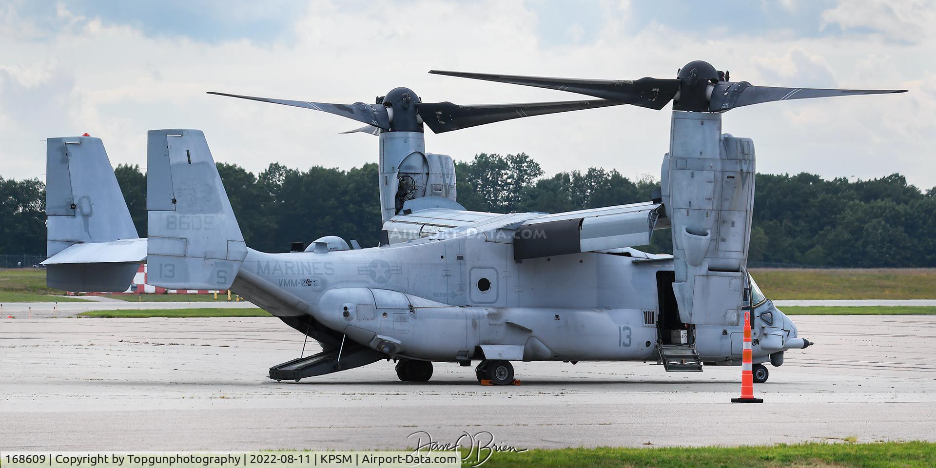 168609, Bell-Boeing MV-22B Osprey C/N D0264, OASIS12 getting ready for departure