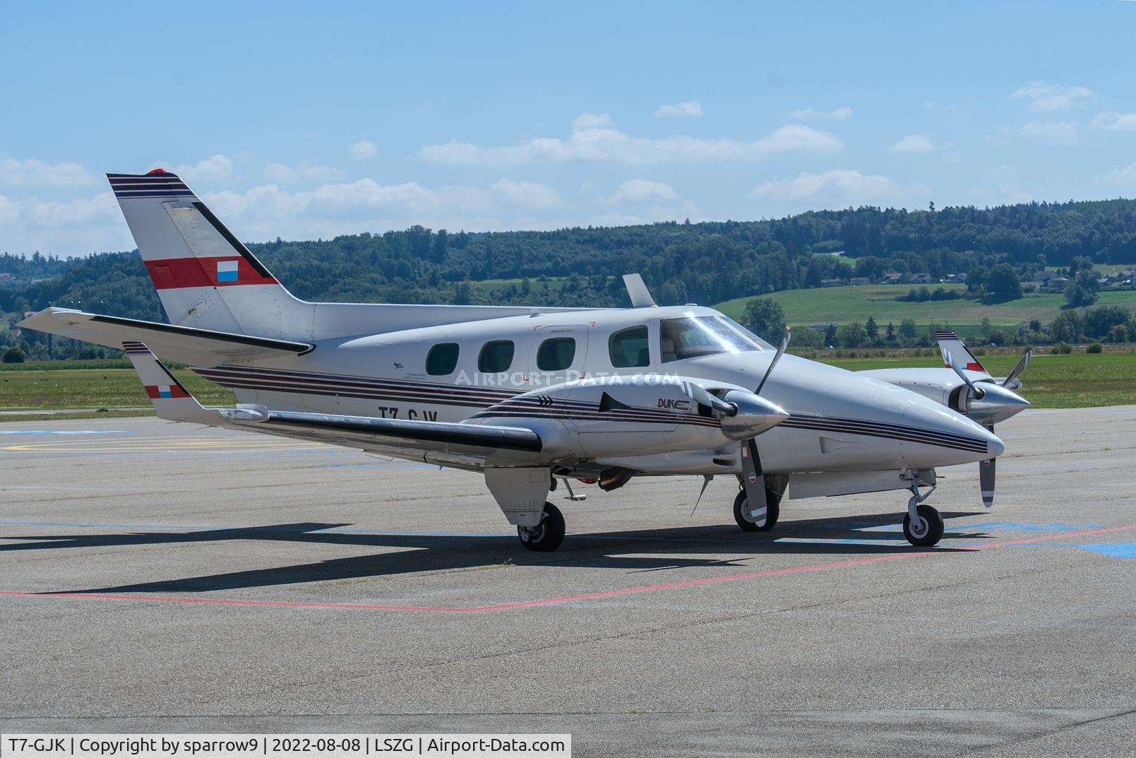 T7-GJK, 1974 Beech B-60 Duke C/N P-274, At Grenchen