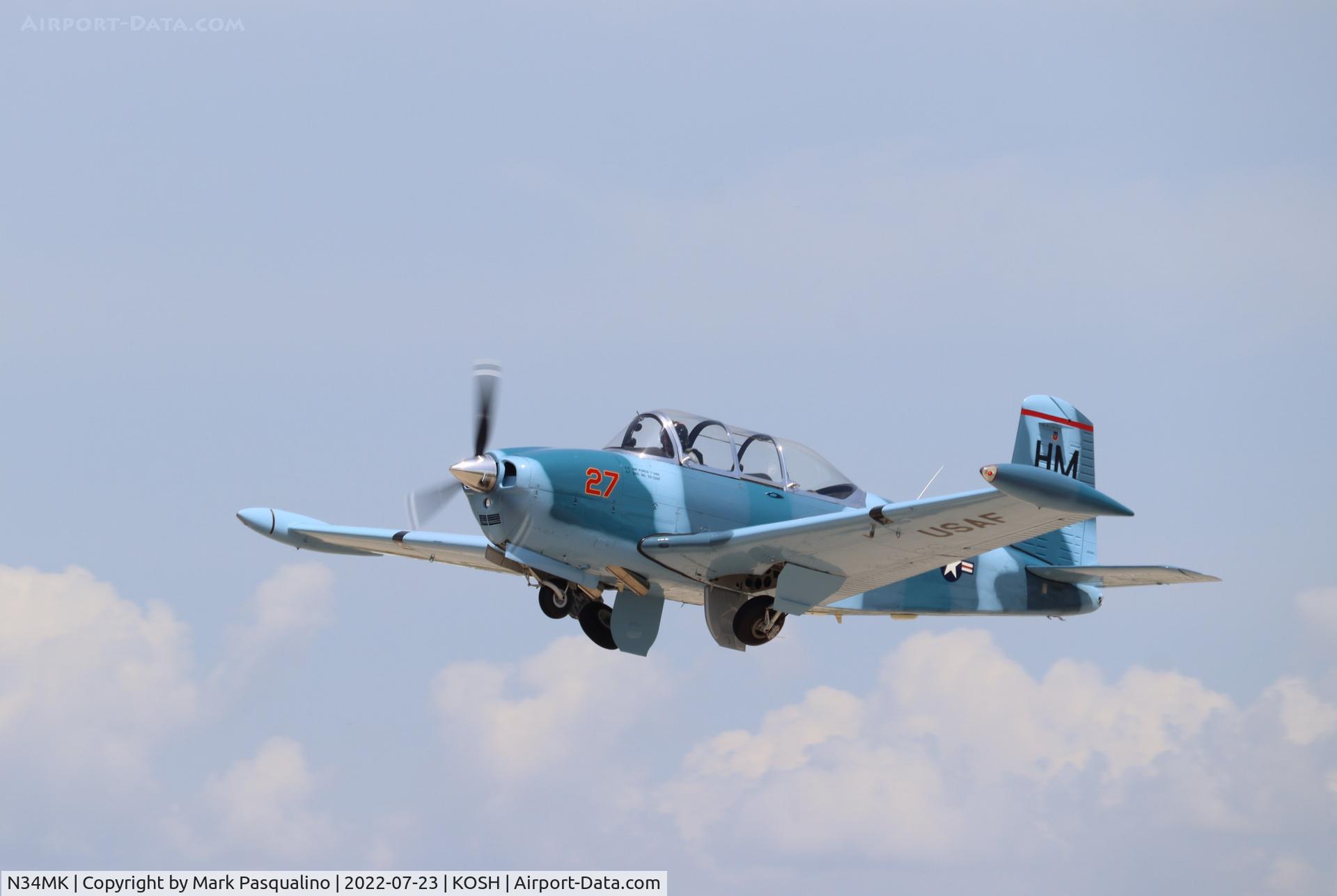 N34MK, 1953 Beech A45 C/N G-88, Beech T-34A
