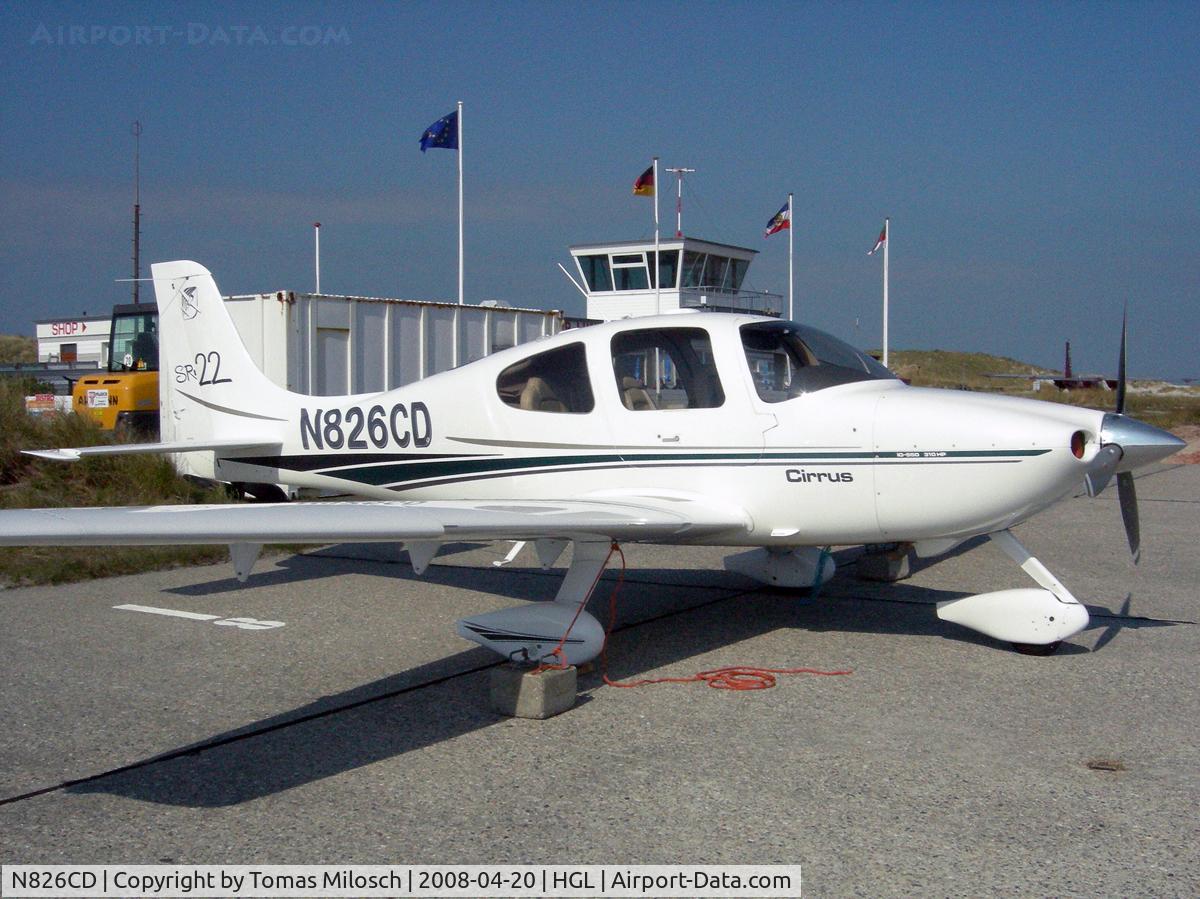 N826CD, 2015 Cirrus SR-22T GTS Platinum C/N 1083, Airport Helgoland, Germany