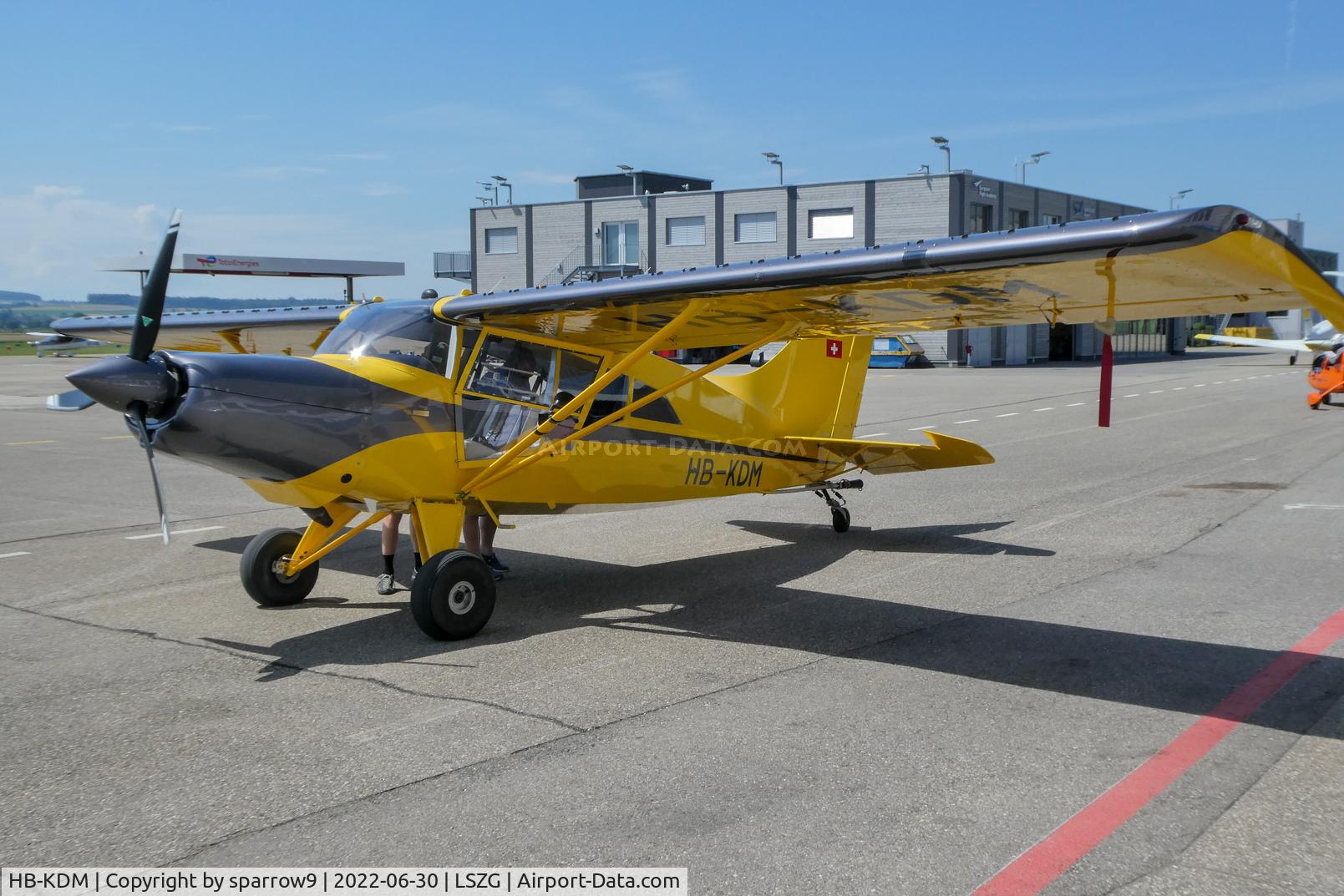 HB-KDM, 1993 Maule M-7-235 Super Rocket C/N 4110C, At Grenchen, new paint-scheme.