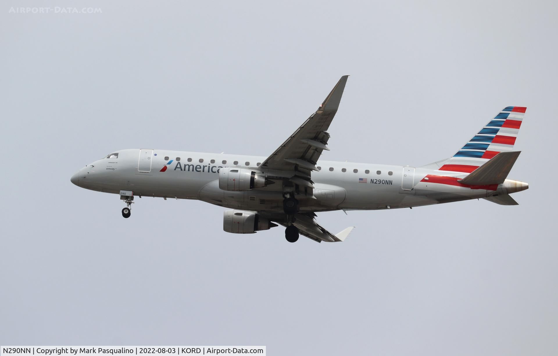 N290NN, 2020 Embraer 175LR (ERJ-170-200LR) C/N 17000841, ERJ-170-200LR