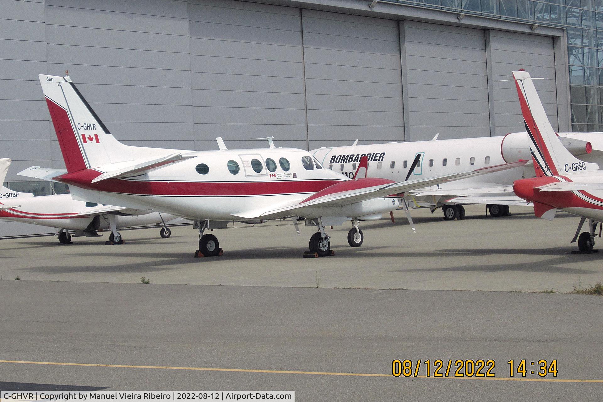 C-GHVR, 1968 Beech B90 King Air C/N LJ-337, Seen at BCIT [British Columbia Institute of Technology] Richmond,B.C.