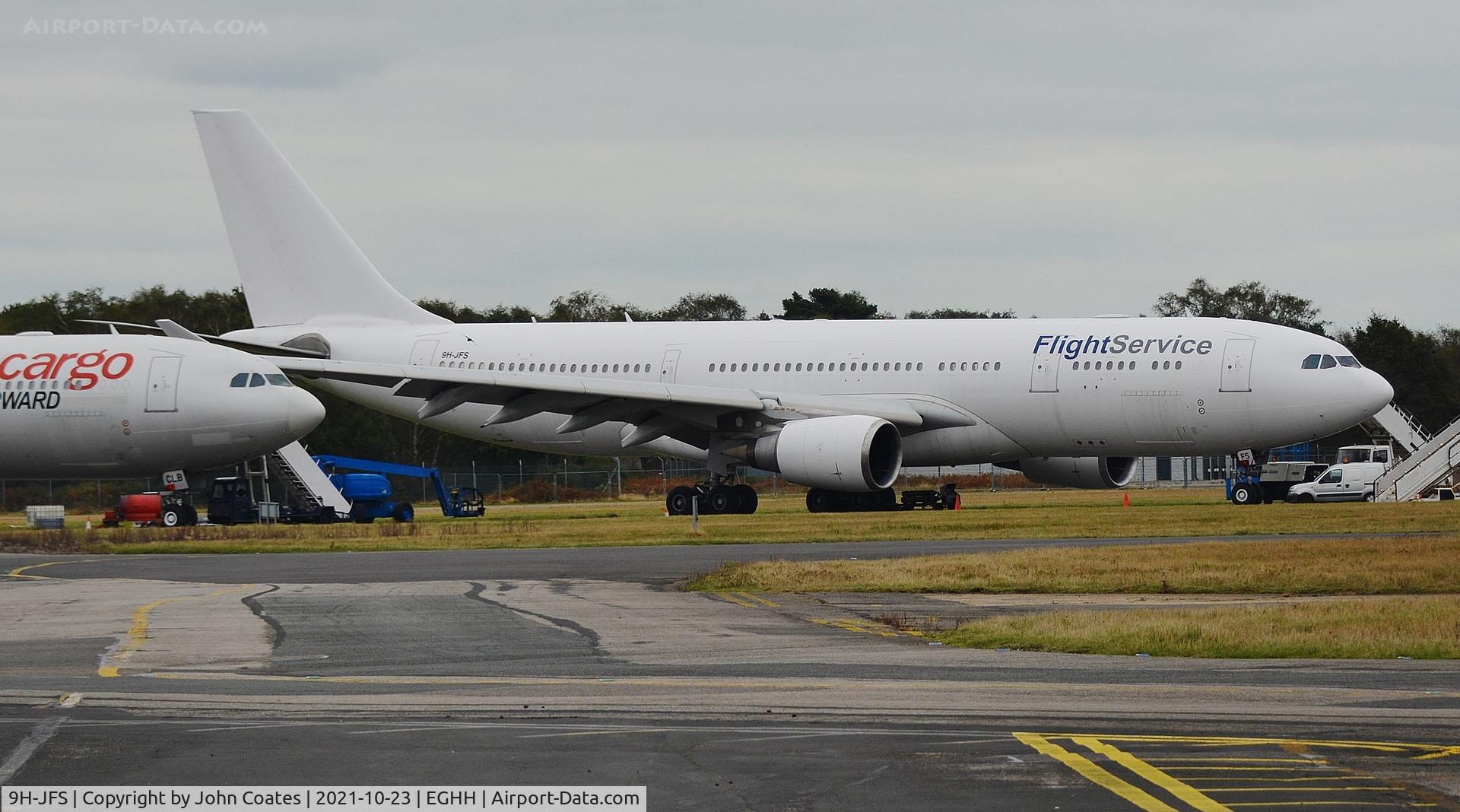 9H-JFS, 2002 Airbus A330-203 C/N 466, At Cargo parking