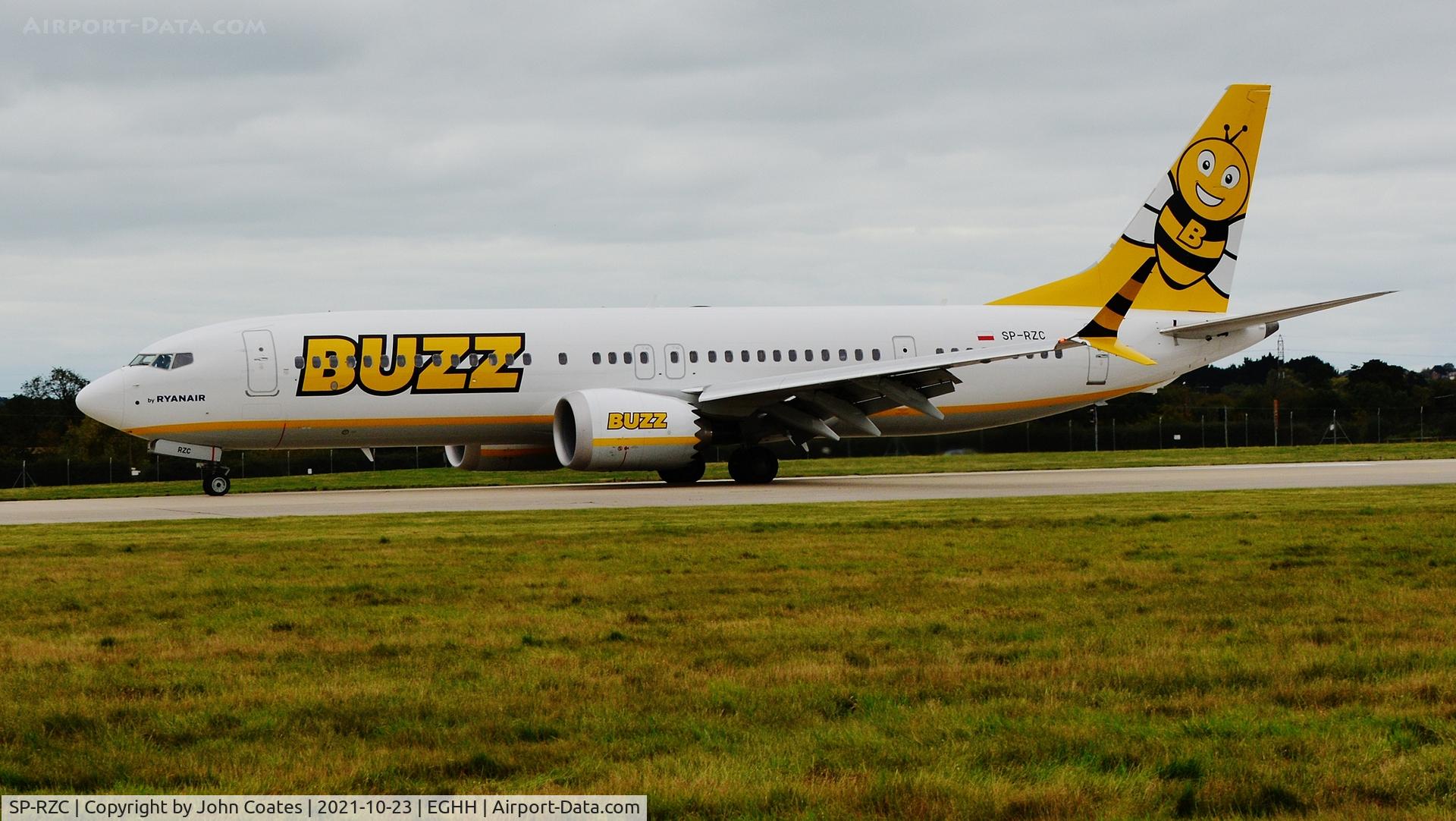 SP-RZC, 2019 Boeing 737-8-200 MAX C/N 62315, Backtracking on arrival