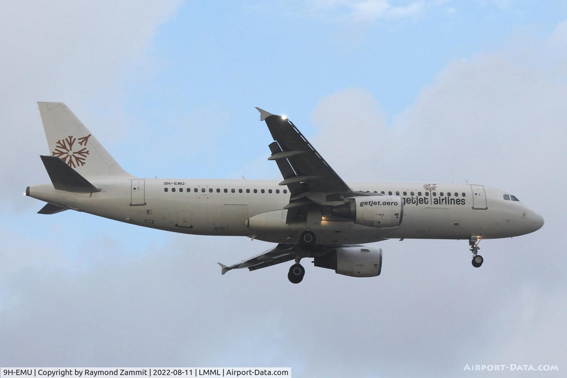 9H-EMU, 1999 Airbus A320-214 C/N 1087, A320 9H-EMU Getjets